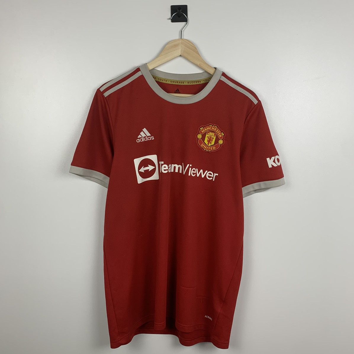 Adidas Adidas Manchester United 21/22 Home Soccer Jersey Shirt Kit Size US L / EU 52-54 / 3 - 1 Thumbnail