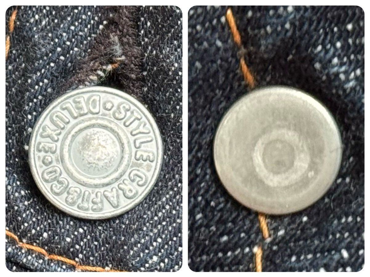 Evisu × Japanese Brand × Vintage evisu little double daicock style cropped jeans size：36 Size US 36 / EU 52 - 4 Thumbnail