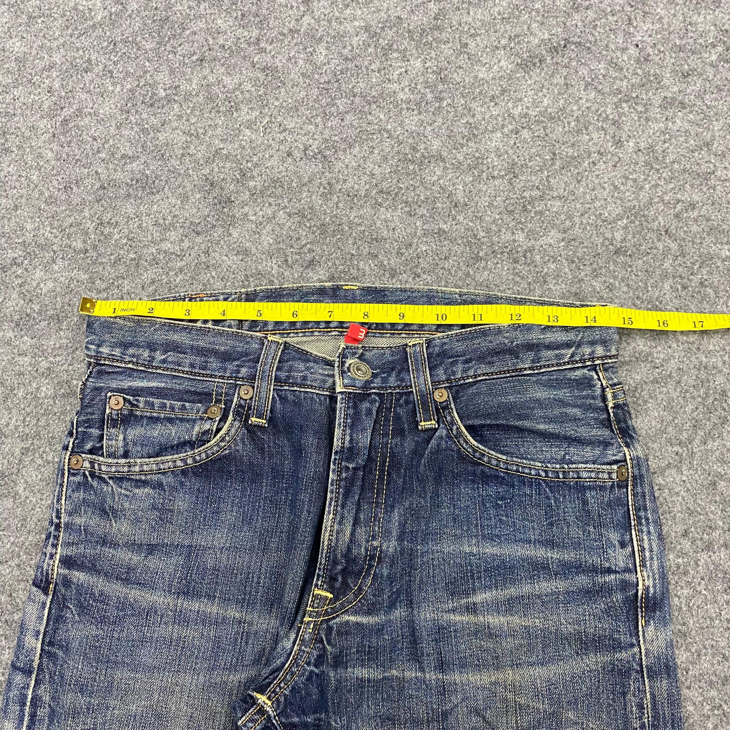 Japanese Brand 💥Best Offer💥Vintage Uniqlo Jeans Distressed Denim Size US 30 / EU 46 - 4 Thumbnail