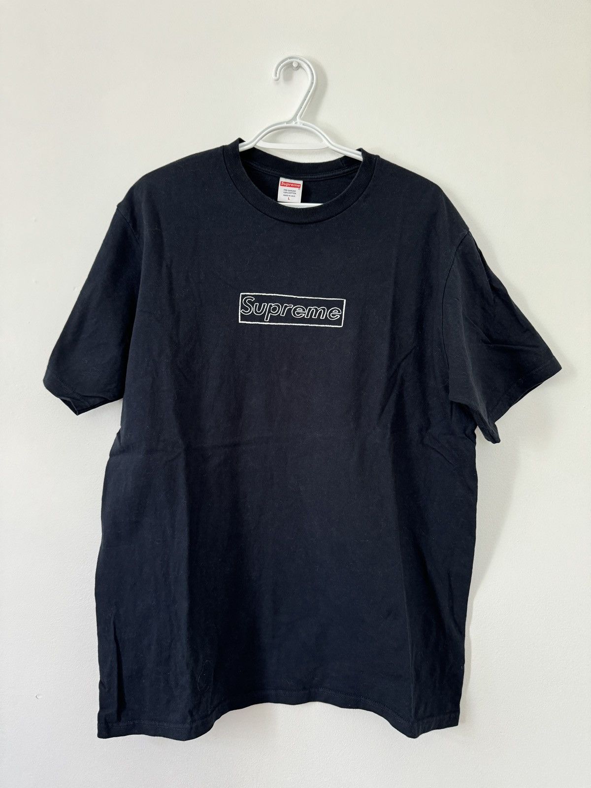 Kaws × Supreme Supreme Kaws Navy T-Shirt Size US L / EU 52-54 / 3 - 1 Thumbnail