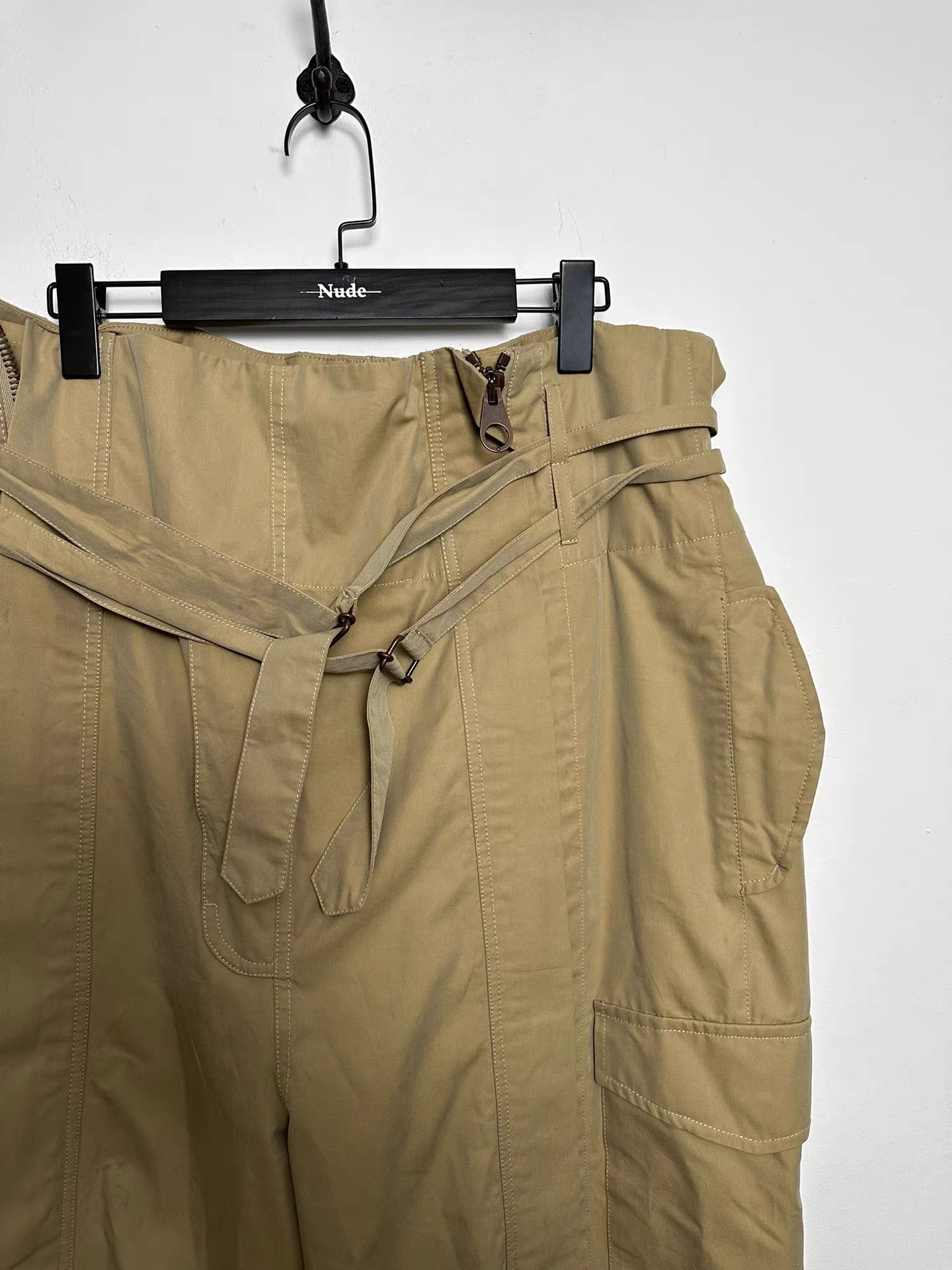 Hed Mayner Hed Mayner Zip-Up Oversized Cargo Pants K20 Size US 31 - 4 Thumbnail