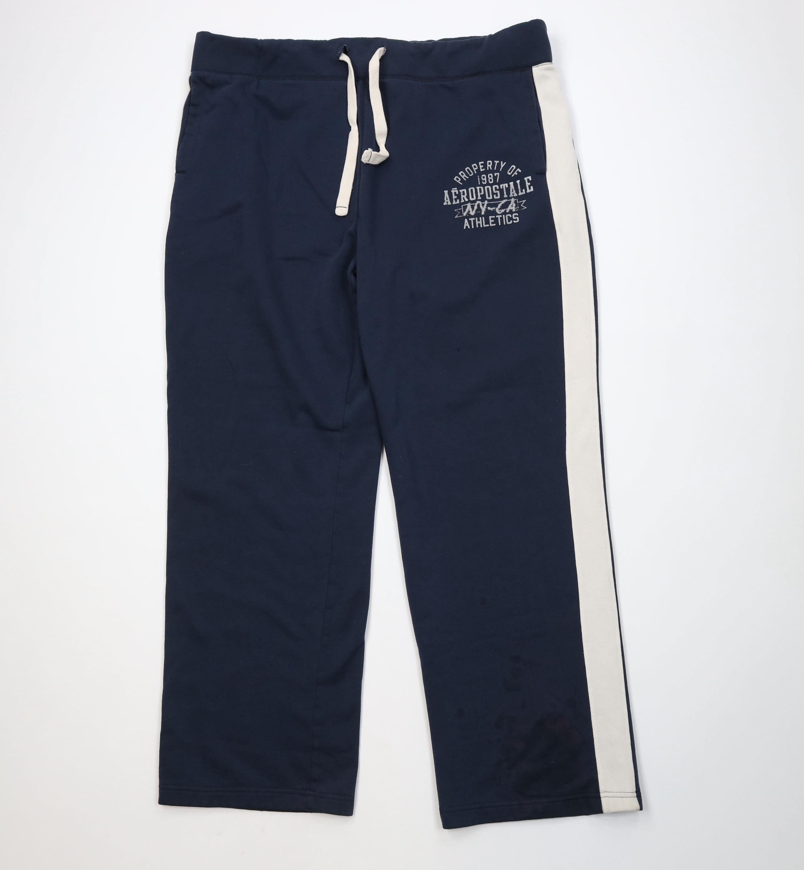 Aeropostale Vintage Y2K Aeropostale Spell Out Wide Leg Sweatpants Pants Size US 38 / EU 54 - 1 Thumbnail