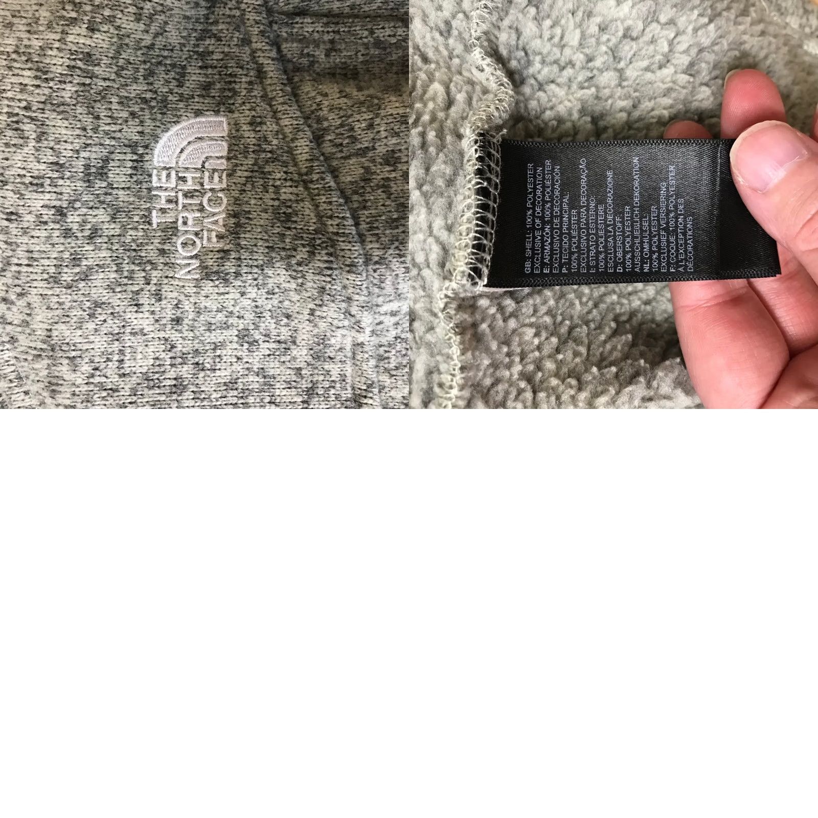 The North Face The North Face Crescent Sunset 1/4 Zip Fleece Gray Heather S Womens Pullover Mock Neck Slim Logo Embroidered Retail Ready Size S / US 4 / IT 40 - 8 Thumbnail