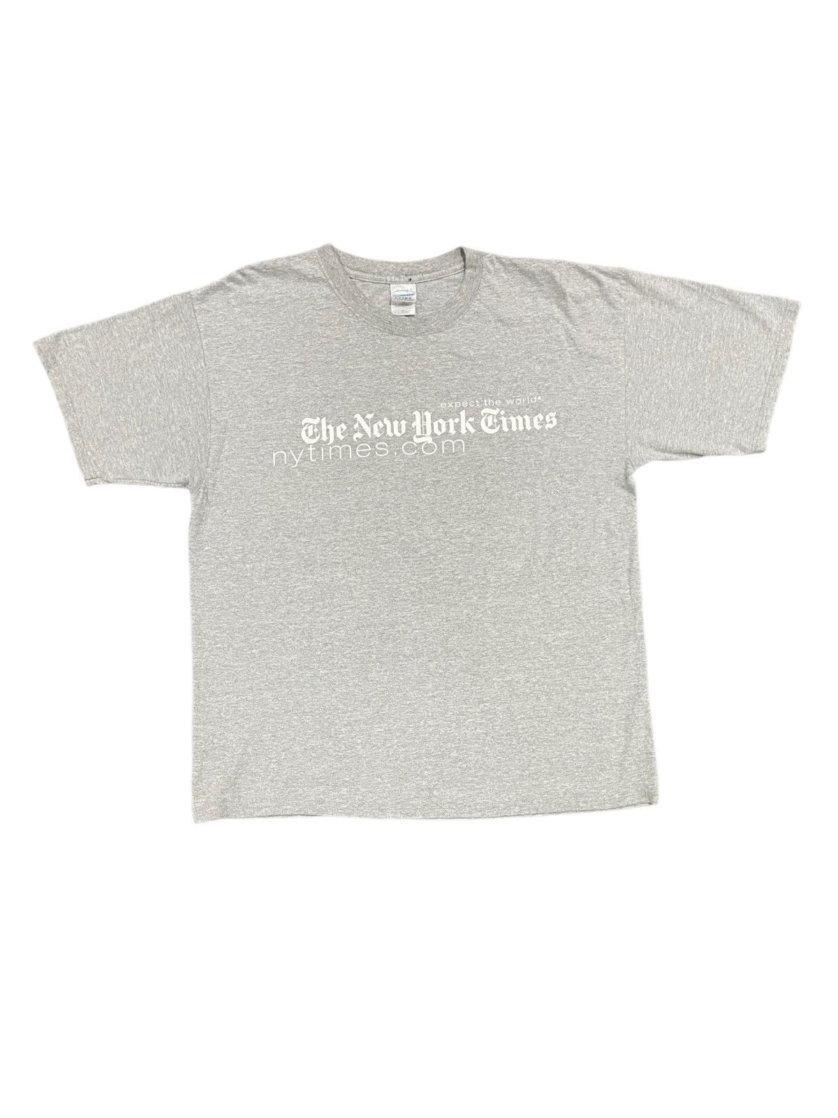 Daily Paper Vintage The New York Times Expect The World Tees Size US XL / EU 56 / 4 - 6 Thumbnail