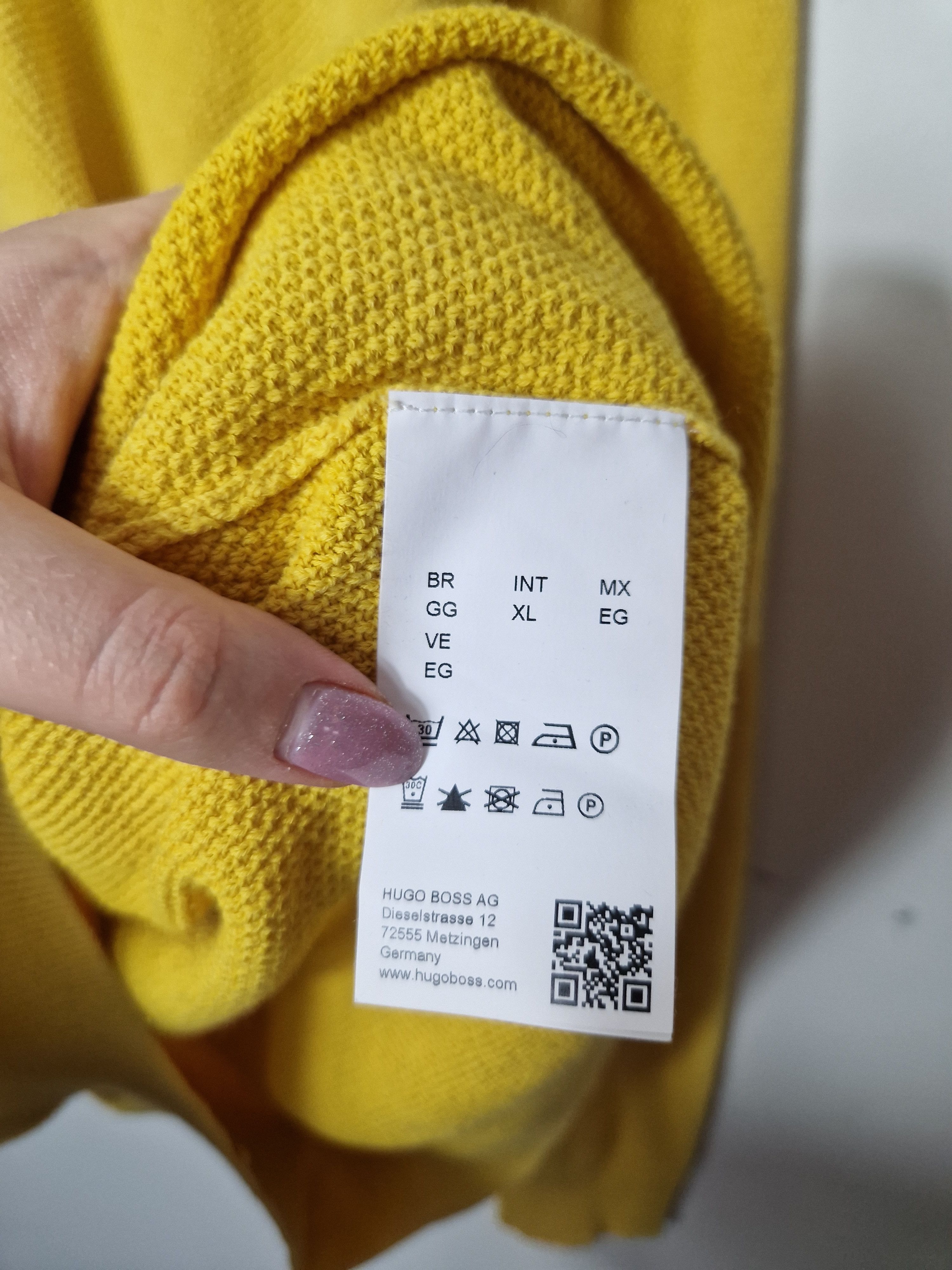 Hugo Boss × Japanese Brand × Vintage vintage Hugo Boss yellow sweatshirt y2k japanese style Size US XL / EU 56 / 4 - 6 Thumbnail
