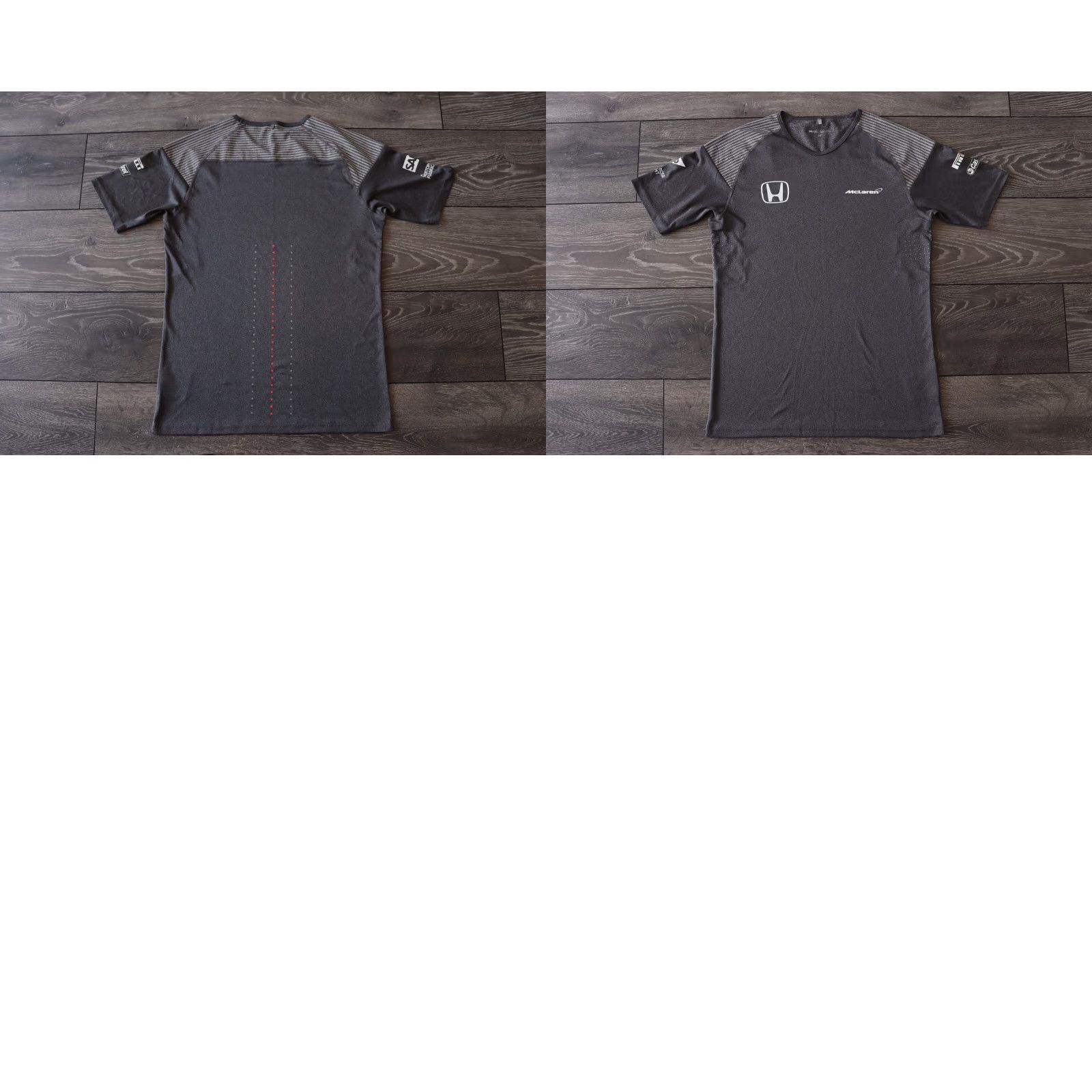 Honda MCLAREN HONDA OFFICIAL 2017 T-SHIRT TEE JERSEY OFFICIAL RACING FORMULA 1 SMALL Shirt Men S Gray Graphic Print Racing 90s? Size US S / EU 44-46 / 1 - 8 Thumbnail
