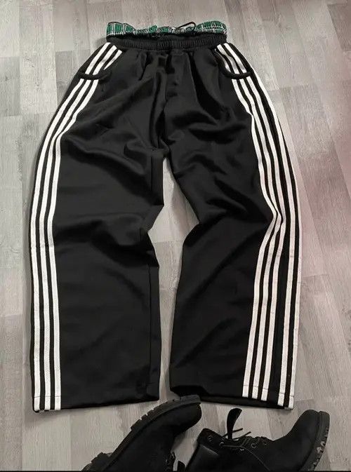 VIBE Black Double Waist Boxer Baggy Sweatpants Size US 30 / EU 46 - 6 Thumbnail
