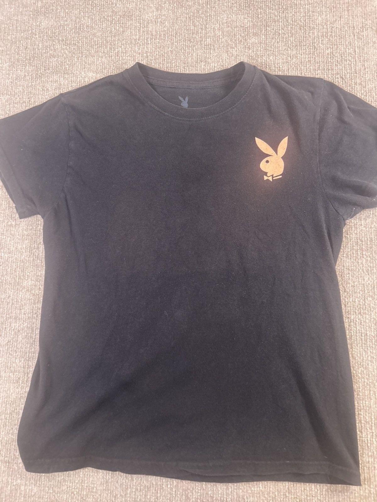 Playboy Playboy Graphic T-Shirt Black Size S Bunny Logo Front, back Size S / US 4 / IT 40 - 1 Thumbnail