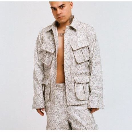 Seventh Heaven NEW SEVENTH HEAVEN SNAKE CROSS JACKET SZ MEDIUM Size US M / EU 48-50 / 2 - 5 Thumbnail