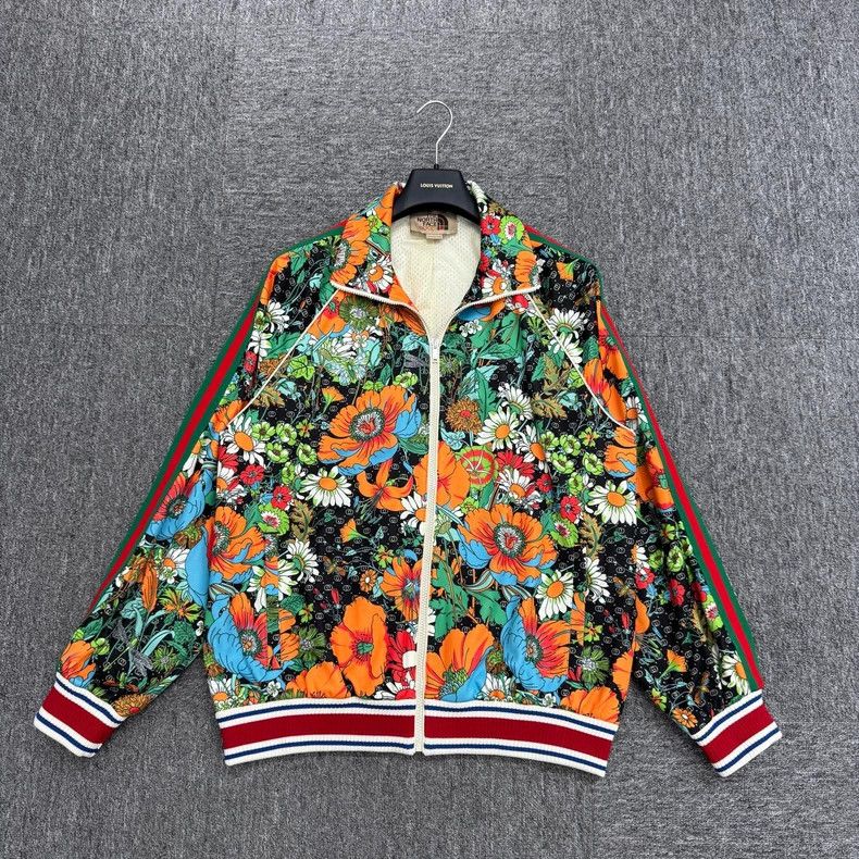 Gucci Gucci Co-branded embroidered letter floral jacket Size US M / EU 48-50 / 2 - 1 Thumbnail