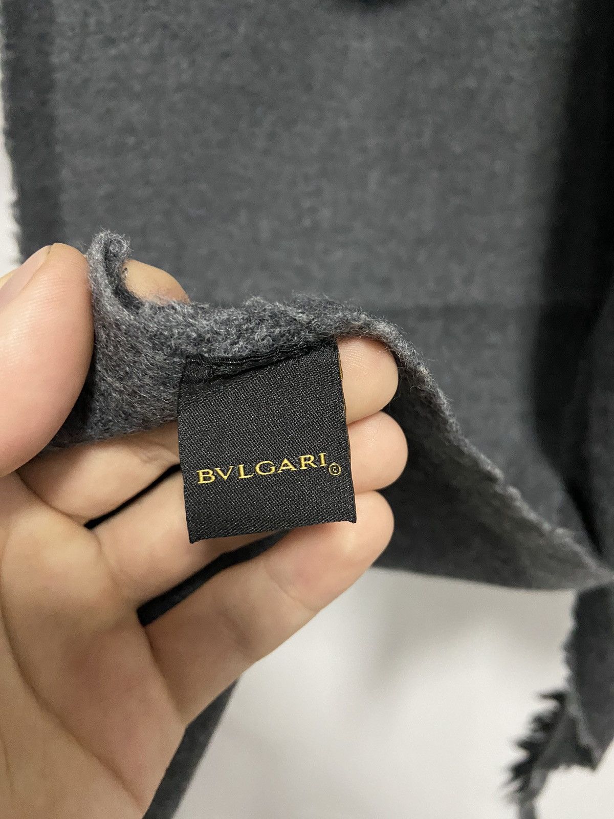 Bvlgari × Vintage Bvlgari scarf vintage wool logo Size ONE SIZE - 5 Thumbnail