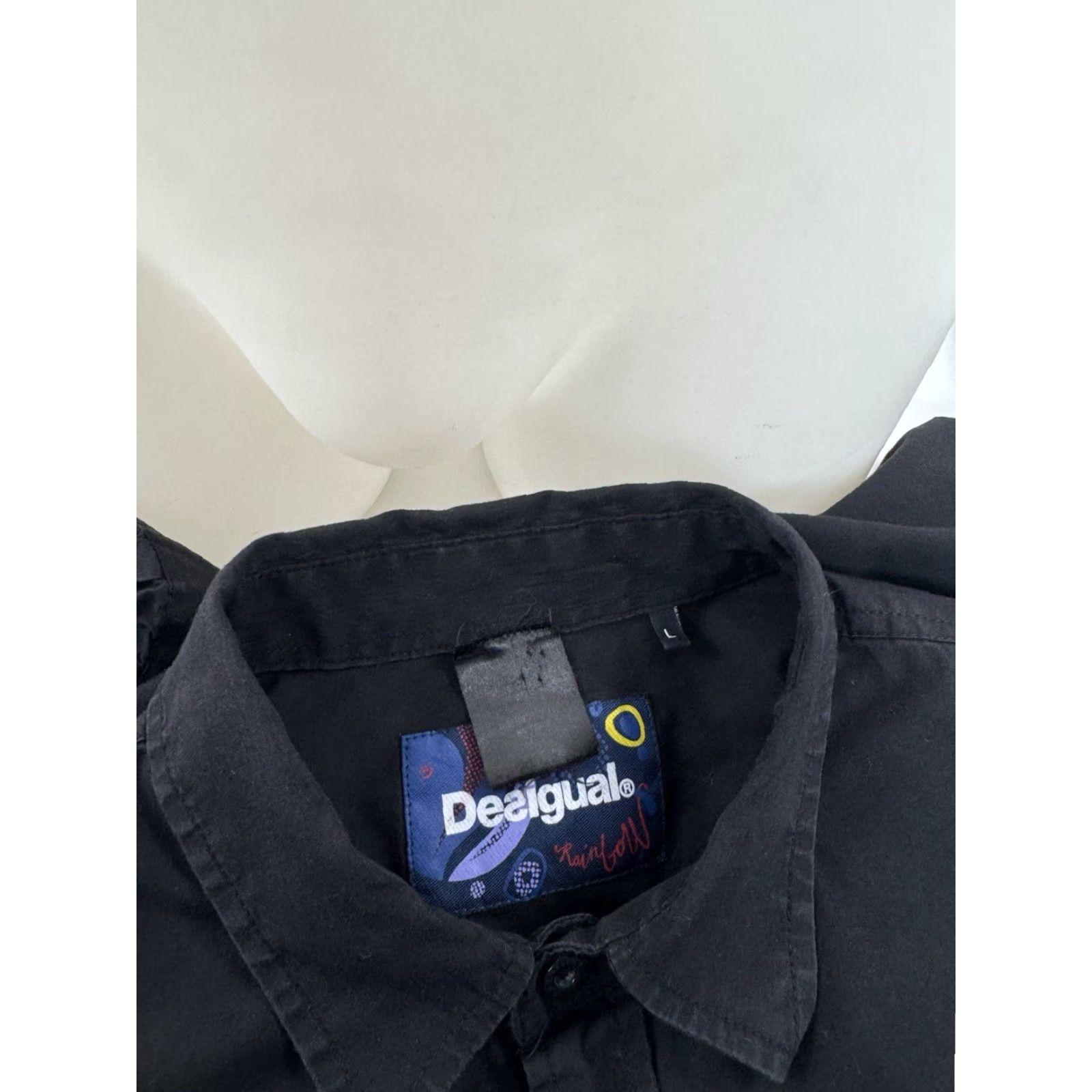 Desigual Desigual Writing All Over Print Mens M / L Shirt Size US L / EU 52-54 / 3 - 4 Thumbnail