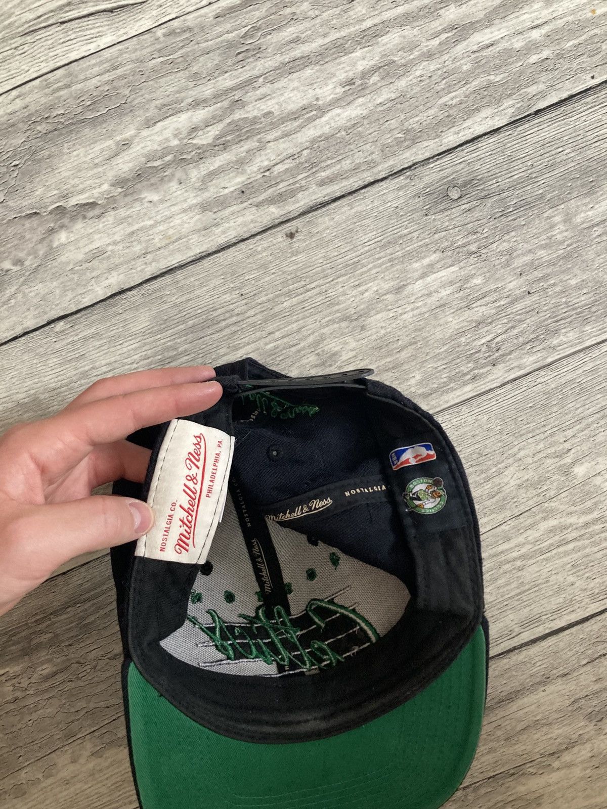 Mitchell & Ness Mitchell&ness Boston celtics hat cap y2k Vintage Size ONE SIZE - 5 Thumbnail