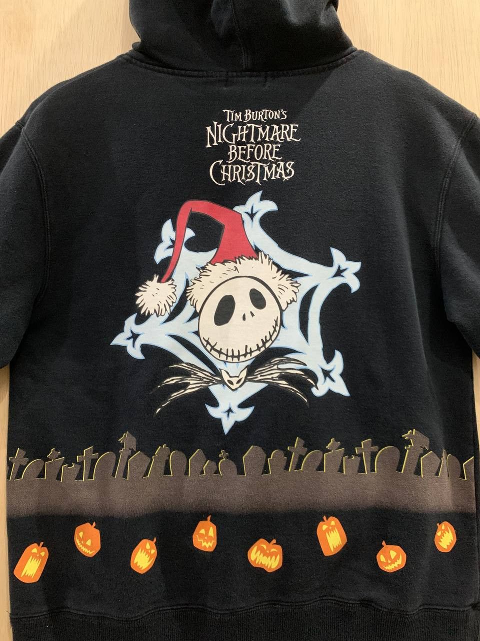 Disney Vintage Tim Burton's Nightmare Before Christmas Movie Hoodie Size US S / EU 44-46 / 1 - 6 Thumbnail