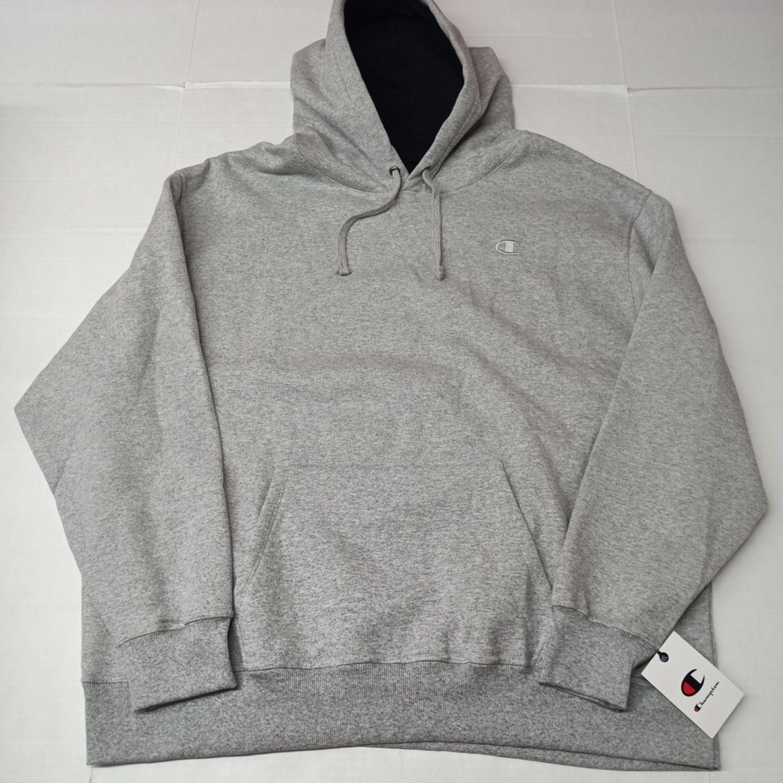 Champion Champion Power Blend Hoodie Men's 2XL Gray Embroidered Logos Size US XXL / EU 58 / 5 - 1 Thumbnail