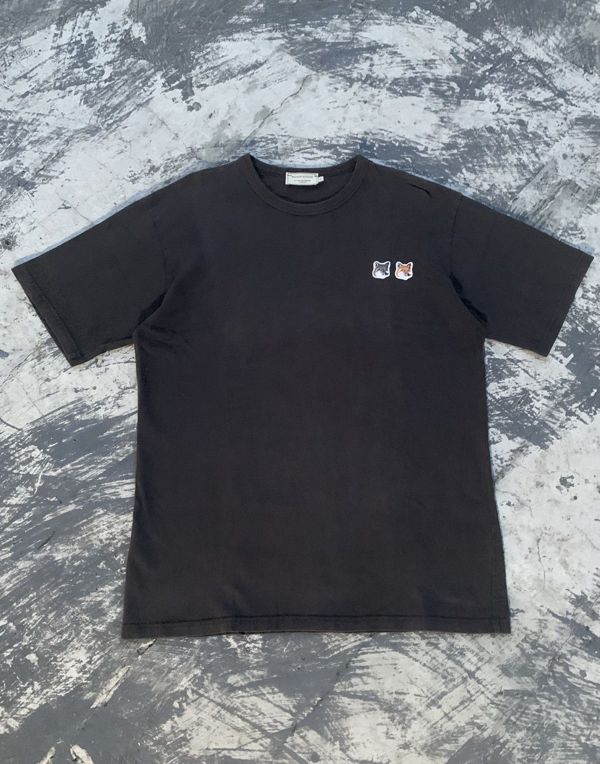 Maison Kitsune Paris Double Logo Tee