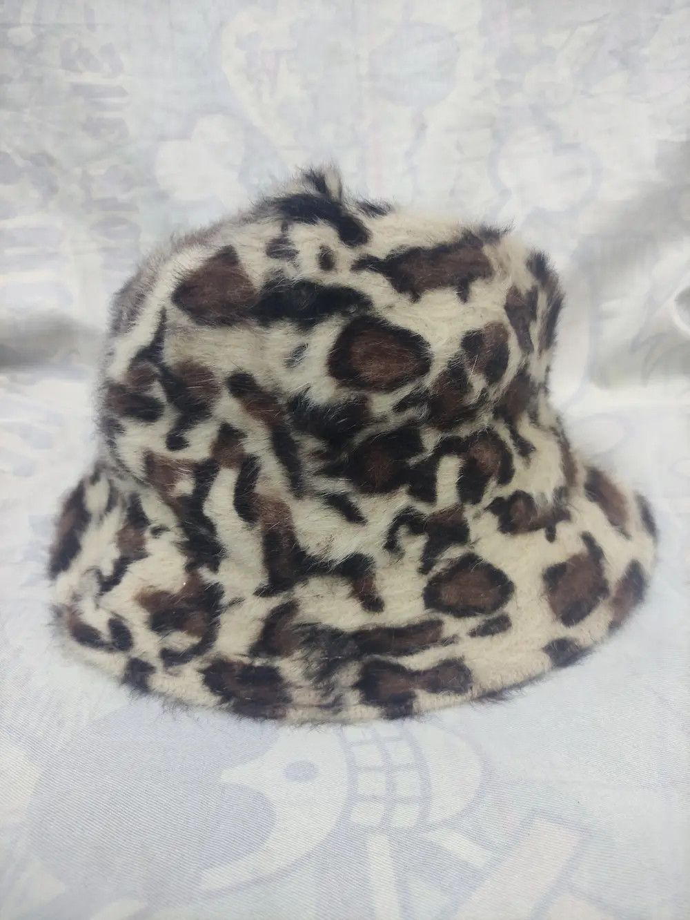 Japanese Brand VINTAGE LEOPARD FUR BUCKET HAT Size ONE SIZE - 4 Thumbnail
