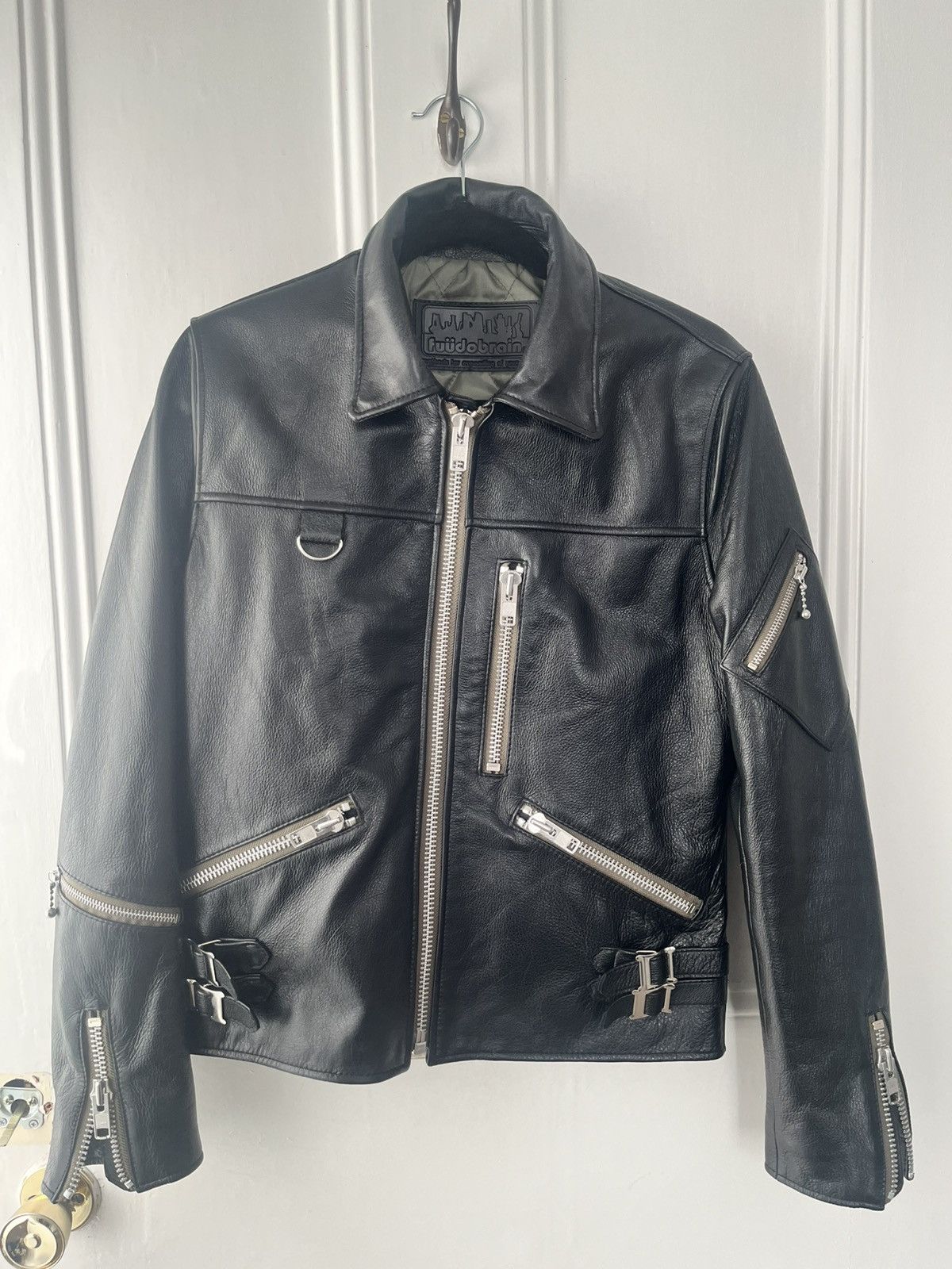 Lewis Leathers Fuudobrain multi zip leather jacket Size US M / EU 48-50 / 2 - 1 Thumbnail