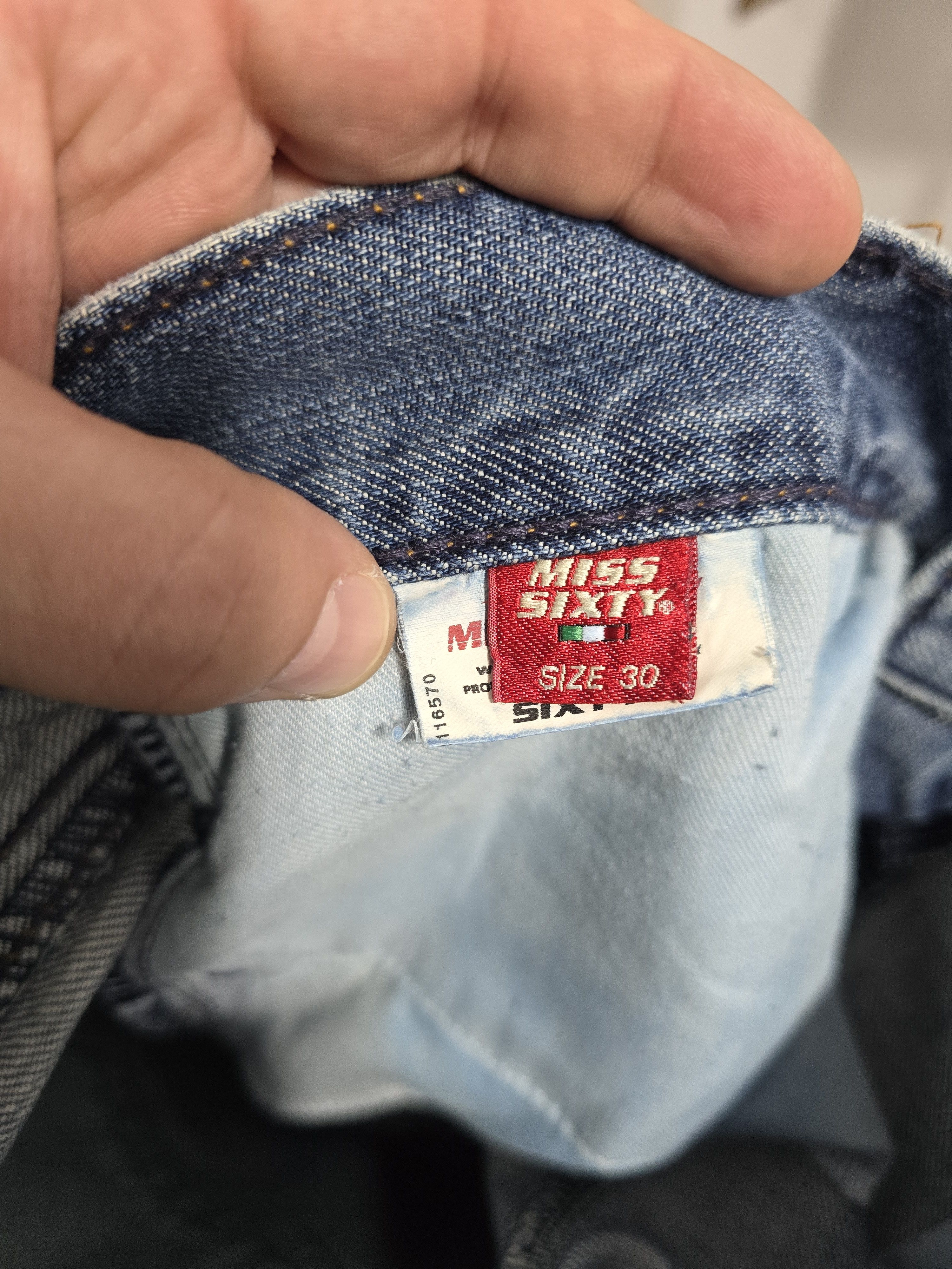 Miss Sixty × Vintage Miss Sixty Jeans Denim women w30 EXCELLENT CONDITION Size 30" / US 8 / IT 44 - 8 Thumbnail