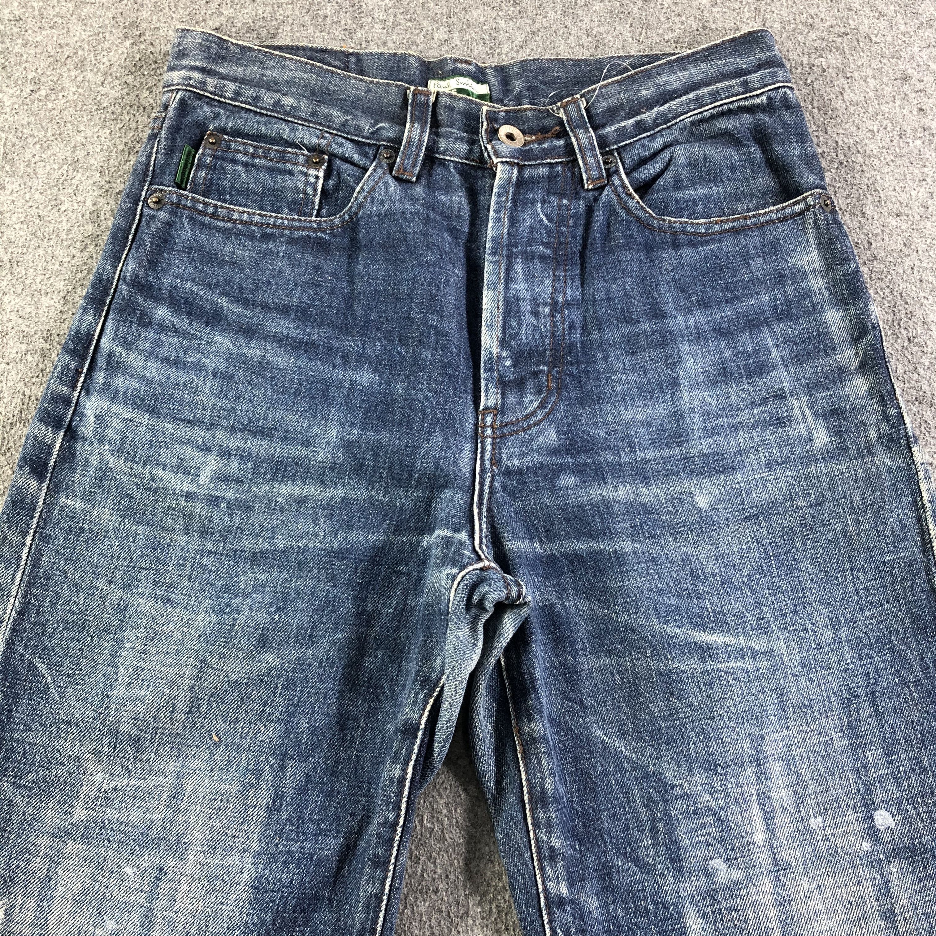 Japanese Brand Paul Smith Jeans Distressed Blue Denim -J2862 Size US 29 - 3 Thumbnail