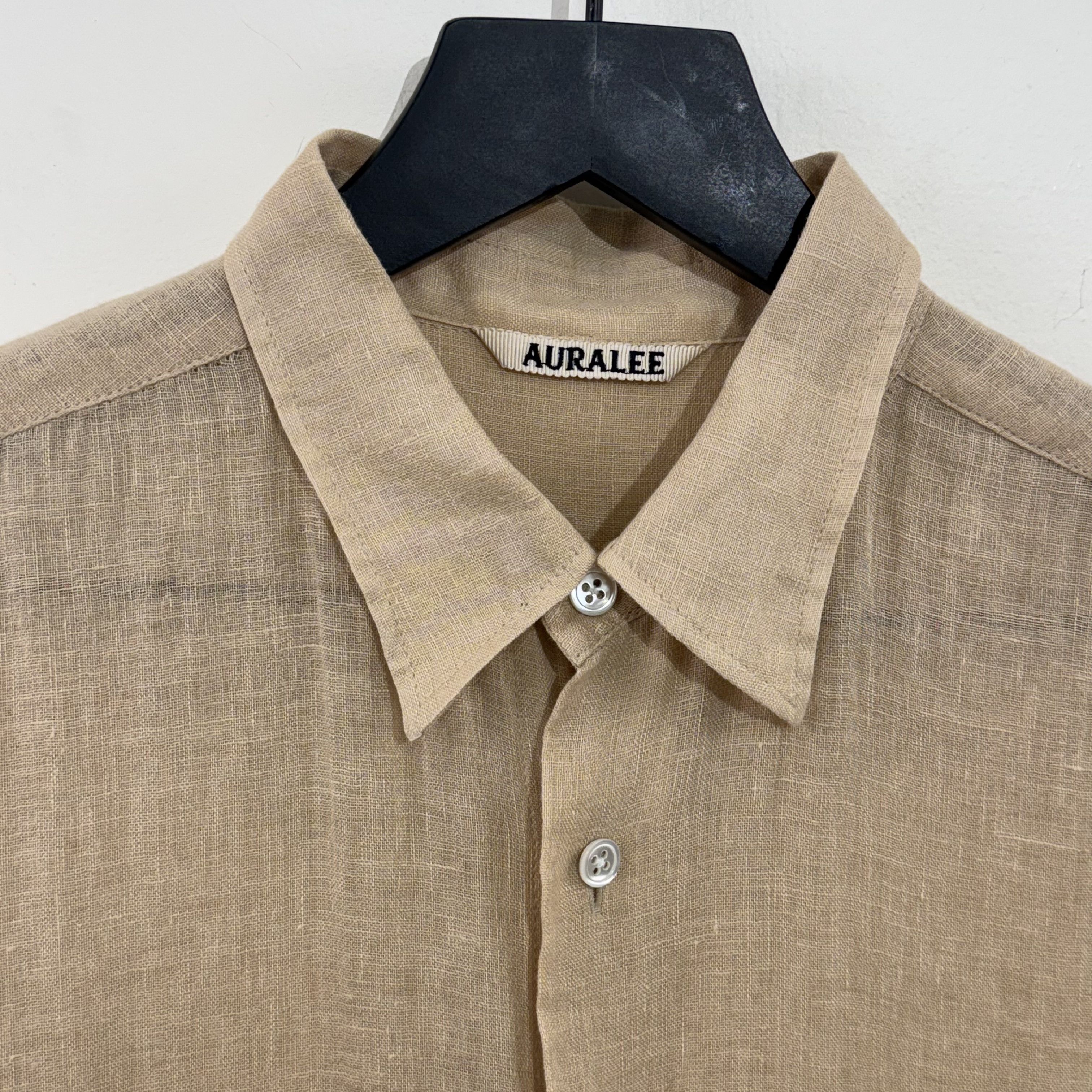 Auralee Auralee Linen One-Pocket Shirt Size US L / EU 52-54 / 3 - 3 Thumbnail