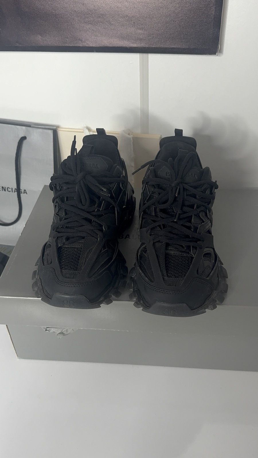 Balenciaga ✅Balenciaga Track 1 Clear Full Black 41 Low Size US 8 / EU 41 - 3 Thumbnail