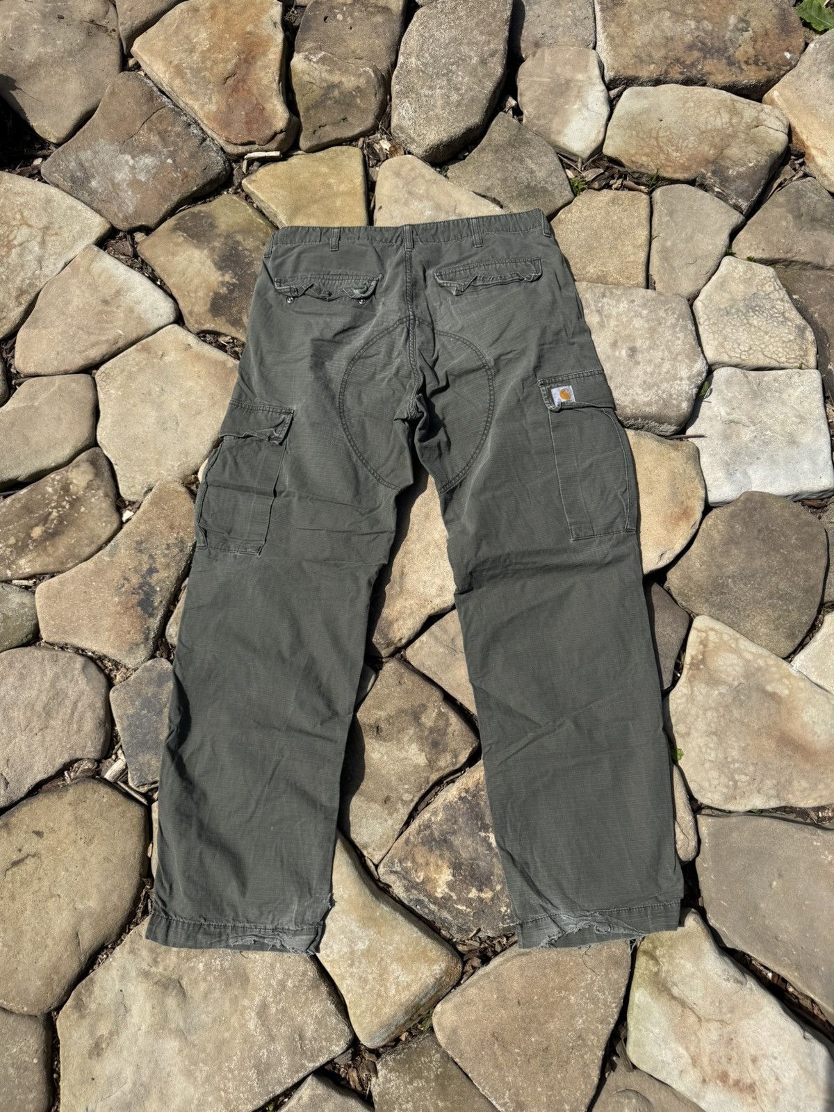 Carhartt Vintage Carhartt Distressed Cargo Pants Size US 36 / EU 52 - 1 Thumbnail