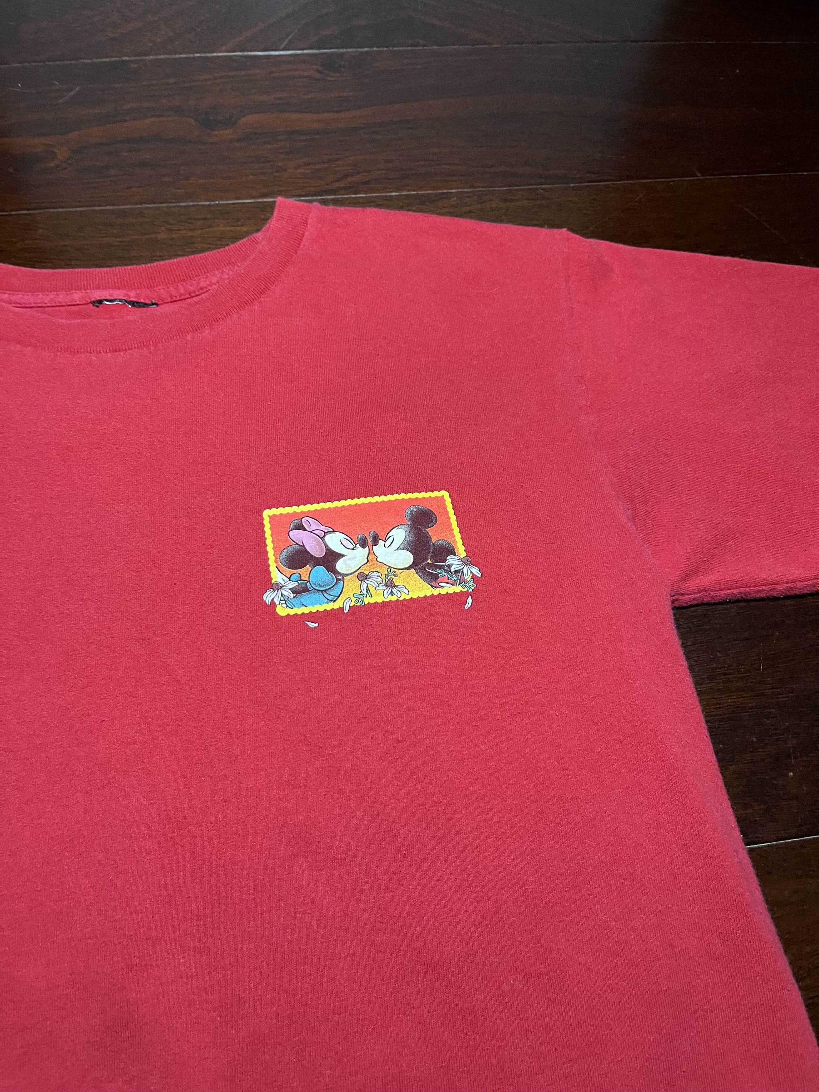 Disney × Mickey Mouse × Vintage Vintage 90s Mickey n' Minnie Disney Tee Size US S / EU 44-46 / 1 - 5 Thumbnail