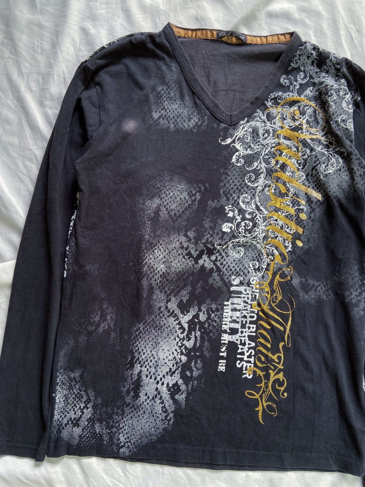 Japanese Brand GHETTO BLASTER BRAKE BEATS LONG SLEEVE Size US L / EU 52-54 / 3 - 3 Thumbnail
