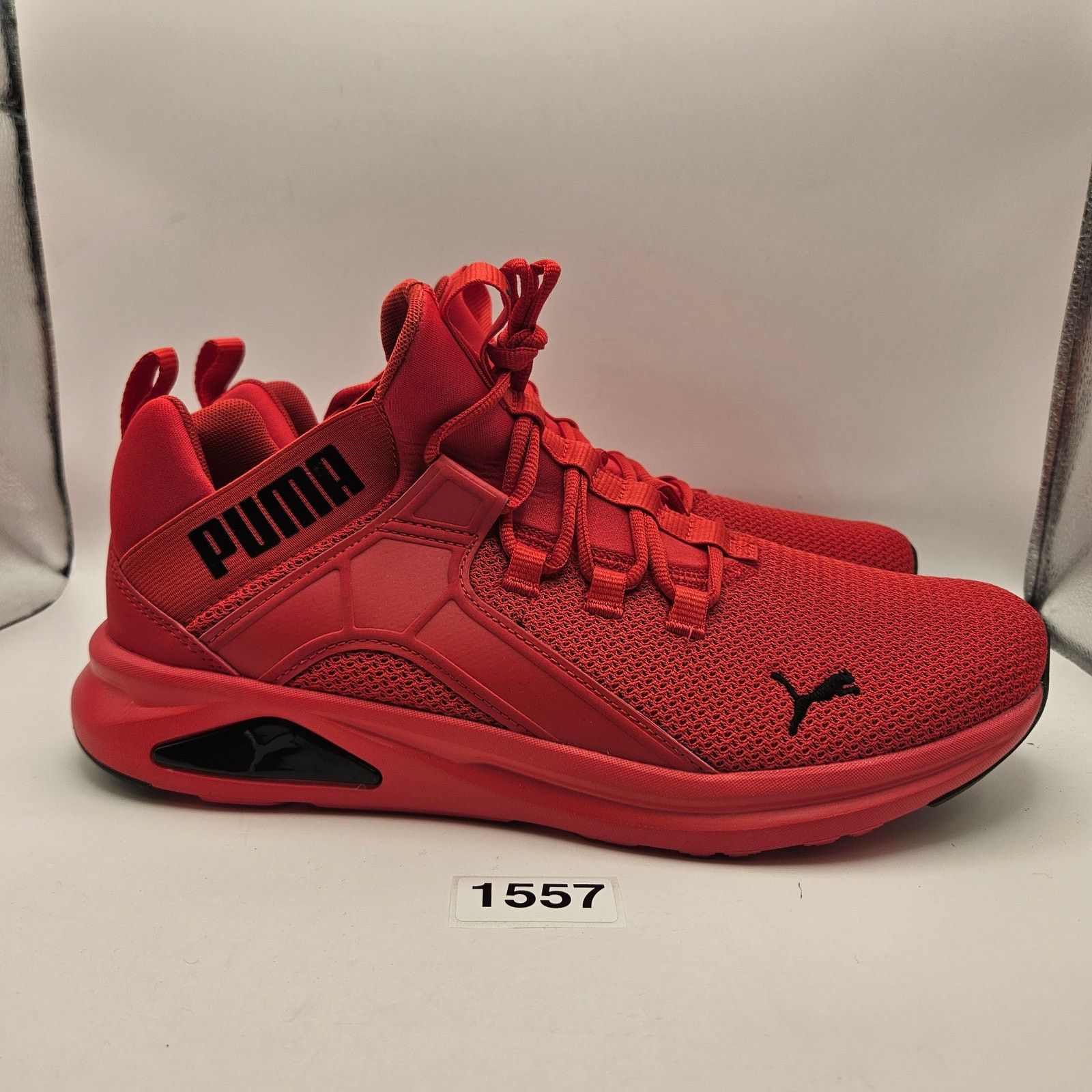 Puma PUMA MEN'S 11.5 ENZO 2 REVAMP RED BLACK #379253-06 NWOB Size US 11.5 / EU 44-45 - 4 Thumbnail