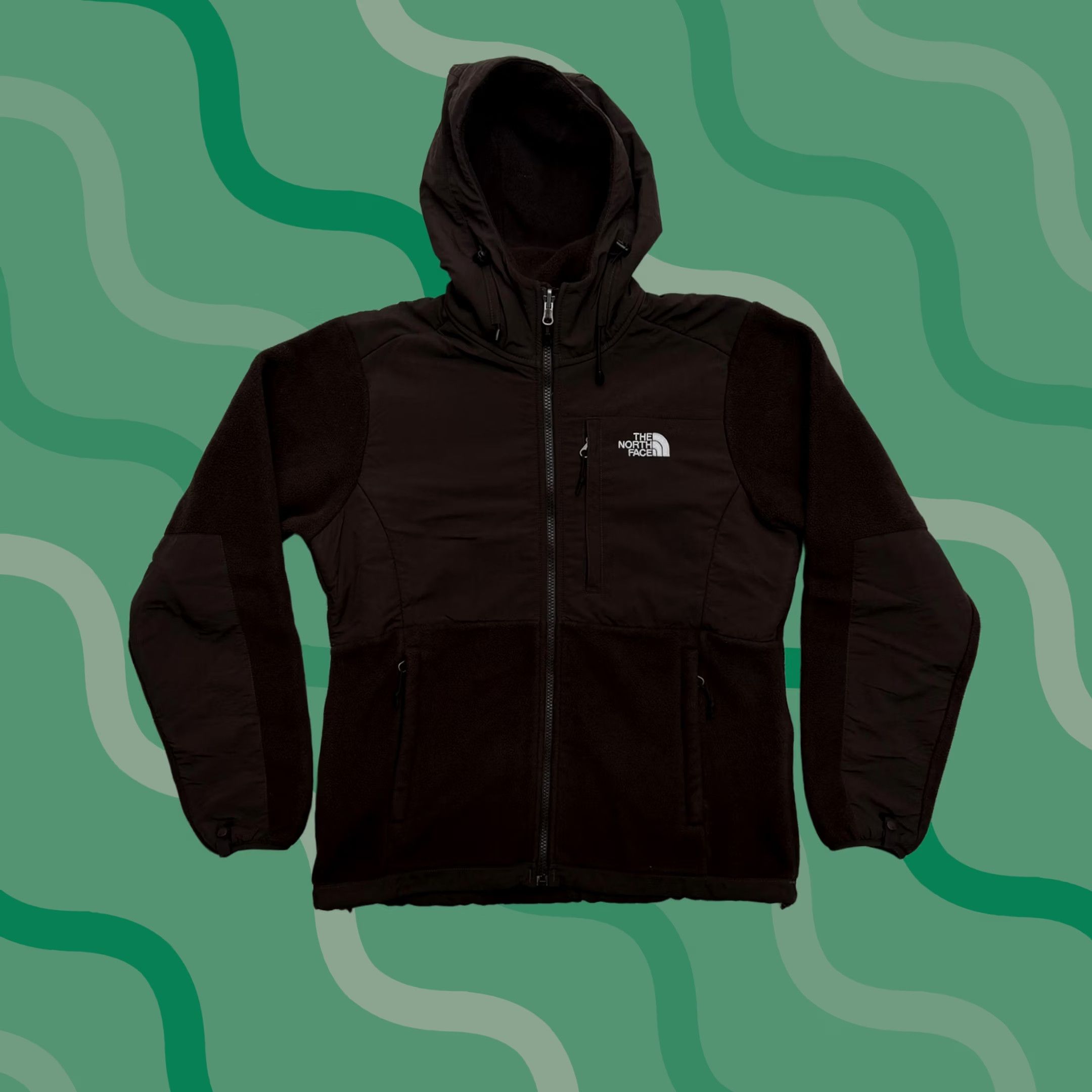 The North Face The North Face Jacket Womens Medium Brown Polartec Fleece Hooded Full Zip Warm Size M / US 6-8 / IT 42-44 - 1 Thumbnail