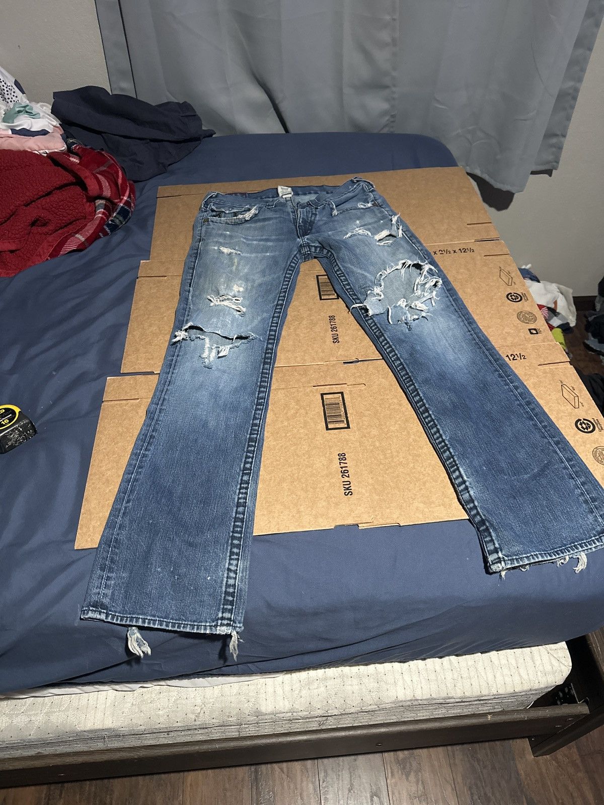 True Religion True Religion Ricky Bootcut Denim Size US 32 / EU 48 - 2 Thumbnail