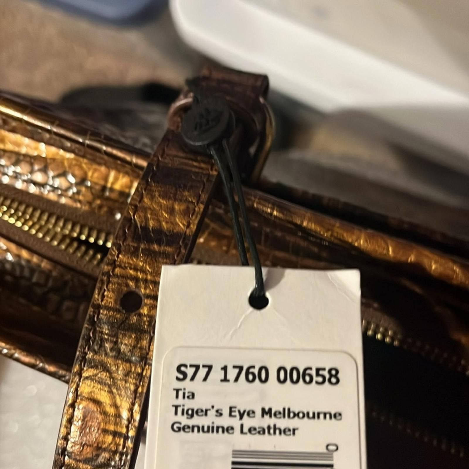 BRAHMIN Brahmin Tigers Eye Melbourne Tote Bag​​​ NWT Size ONE SIZE - 11 Thumbnail