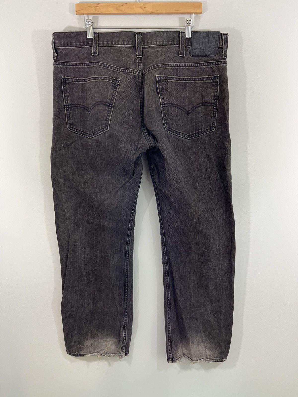 Levi's Sun Faded Levi 569 Distressed Thrashed Jeans Size US 38 / EU 54 - 11 Thumbnail