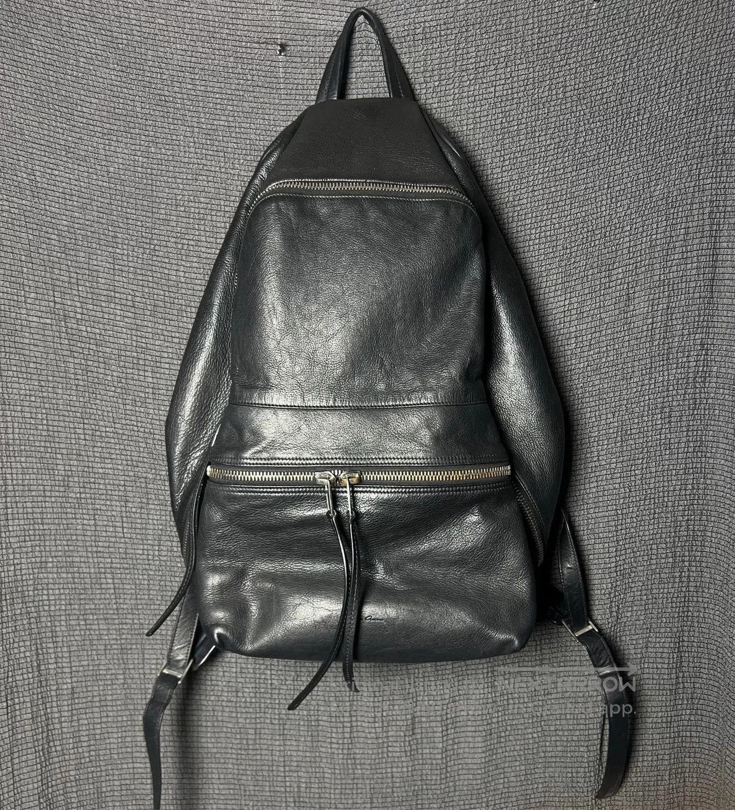 Rick Owens Rick Owens 18ss Pebbled Leather Backpack. Size ONE SIZE - 1 Thumbnail