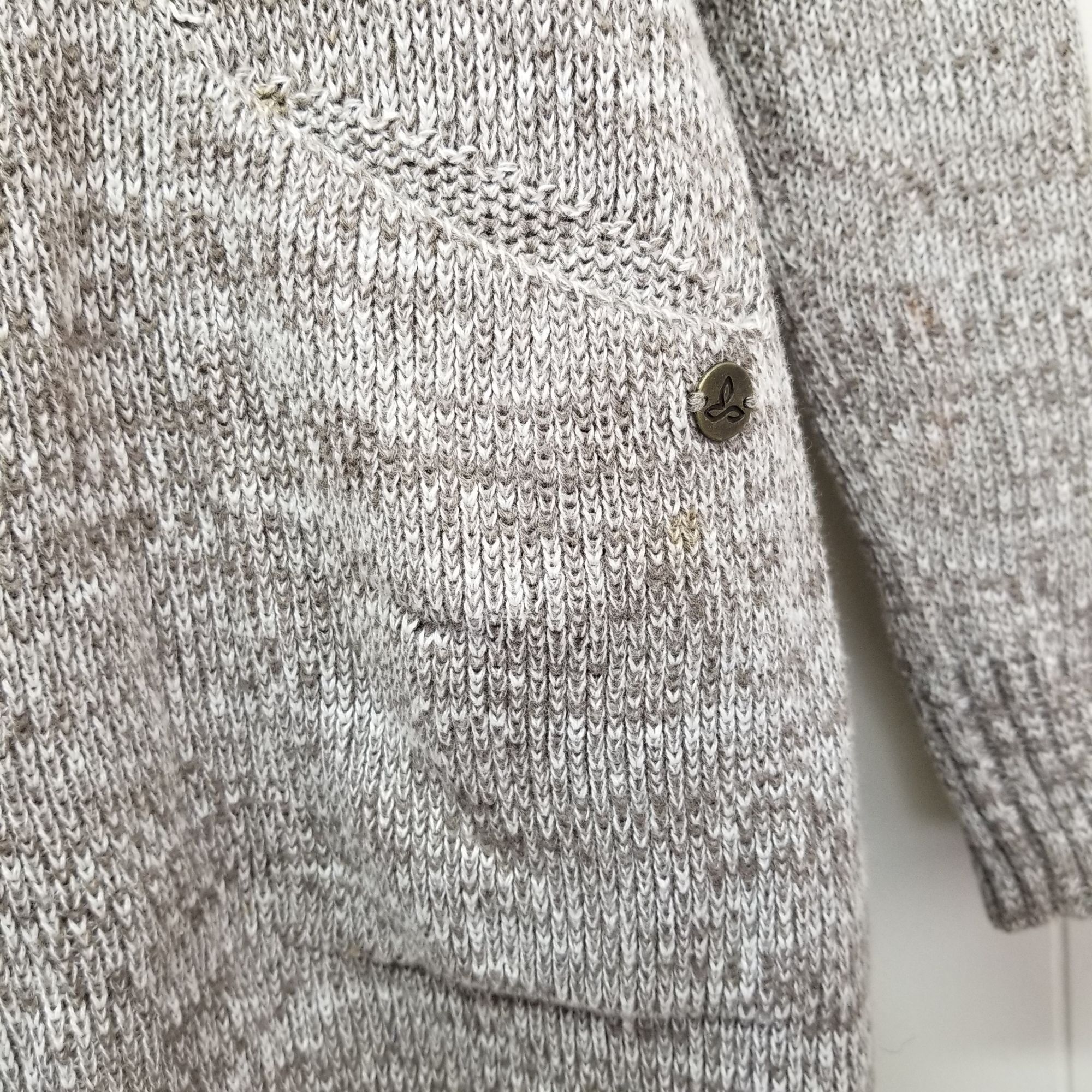 Prana Prana S Tan Sweater Dress ARCHER Shawl Cowl Neck Mini Knit P Size S / US 4 / IT 40 - 5 Thumbnail
