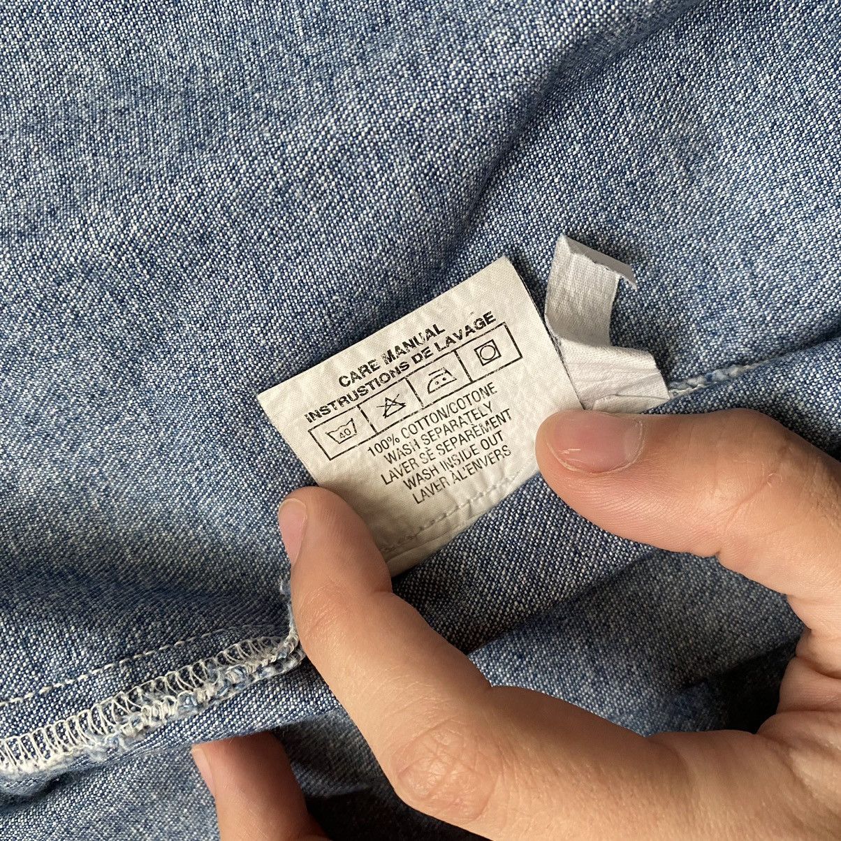 Vintage Vintage Japan style Denim Skirt Size 34" / US 12 / IT 48 - 6 Thumbnail