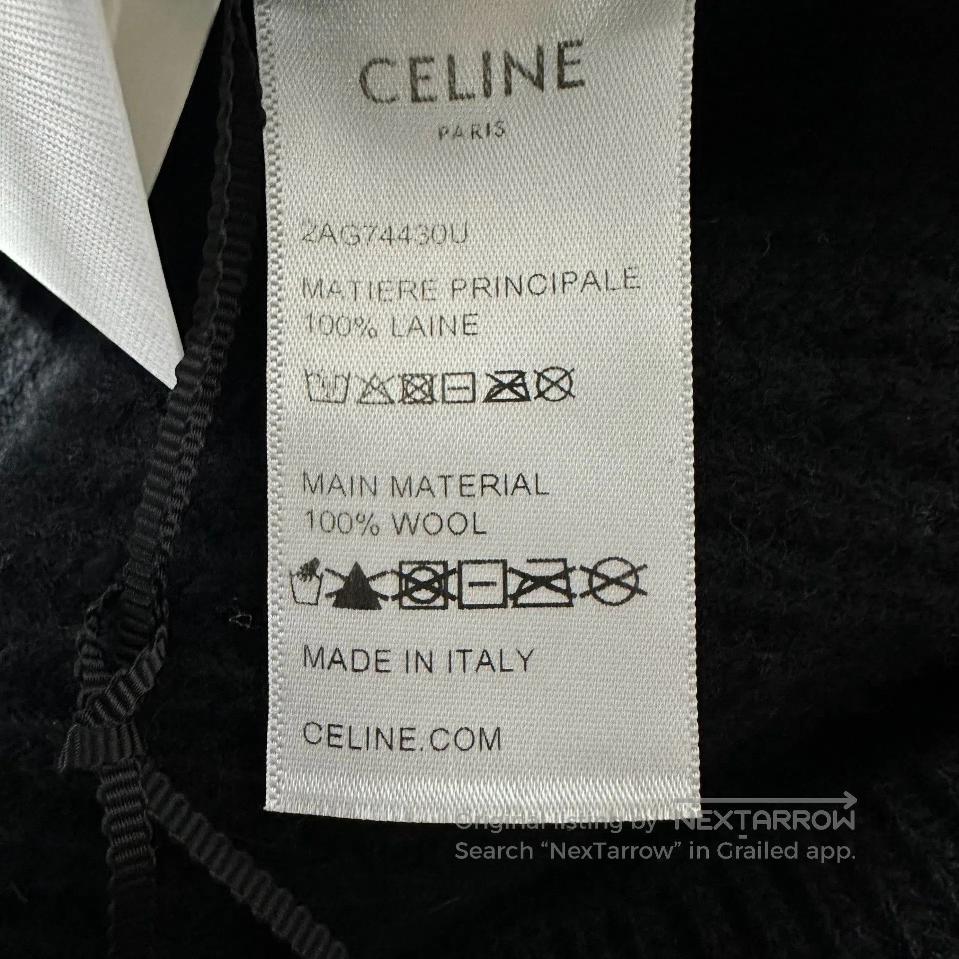 Celine Celine Letter Chain Hoodie Sweatshirt. Size XL / US 12-14 / IT 48-50 - 7 Thumbnail