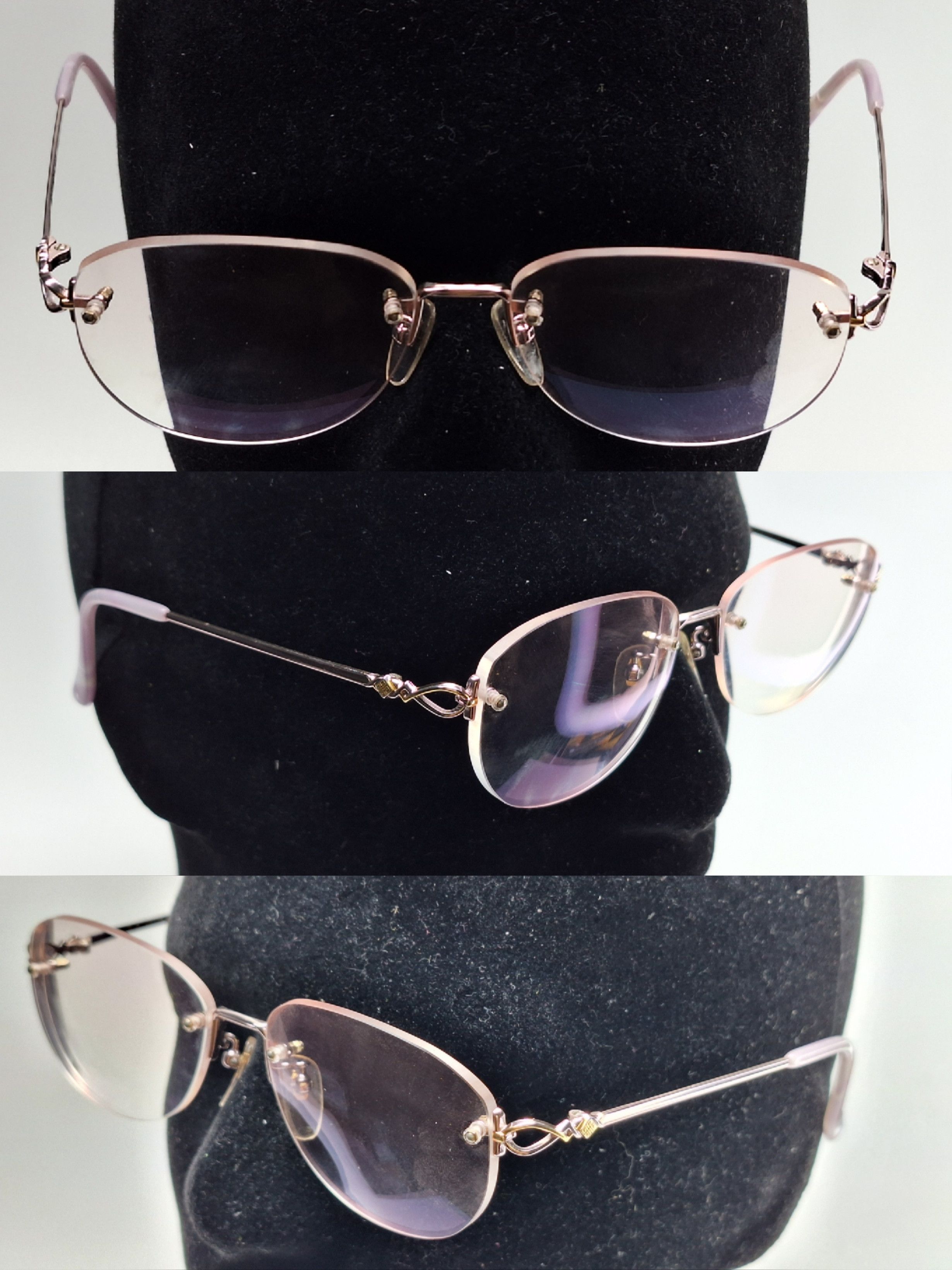 Givenchy GIVENCHY PARIS E544 12KGF Gold Filled Rimless Eyeglasses Size ONE SIZE - 5 Thumbnail