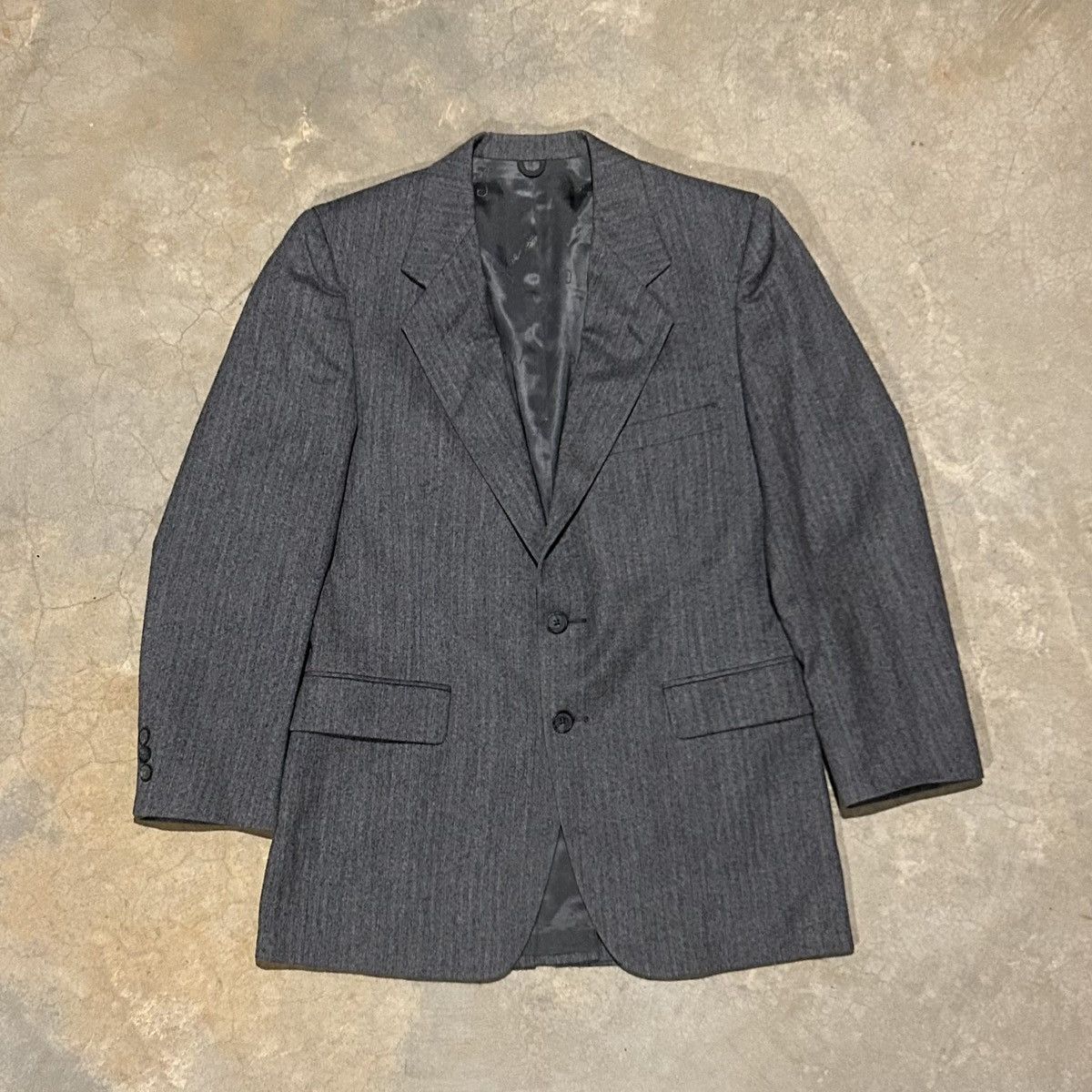 Designer × Givenchy × Vintage Rare Vintage 1970s Givenchy Gentleman Wool Blazer Jacket Size 40R - 1 Thumbnail