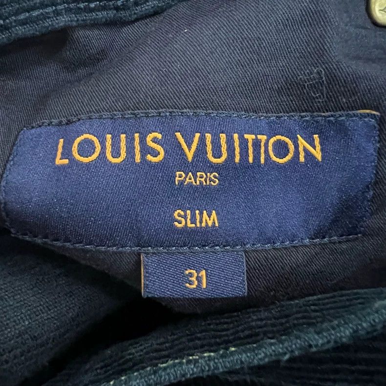 Louis Vuitton Louis Vuitton Navy Corduroy Pants Size US 31 - 5 Thumbnail