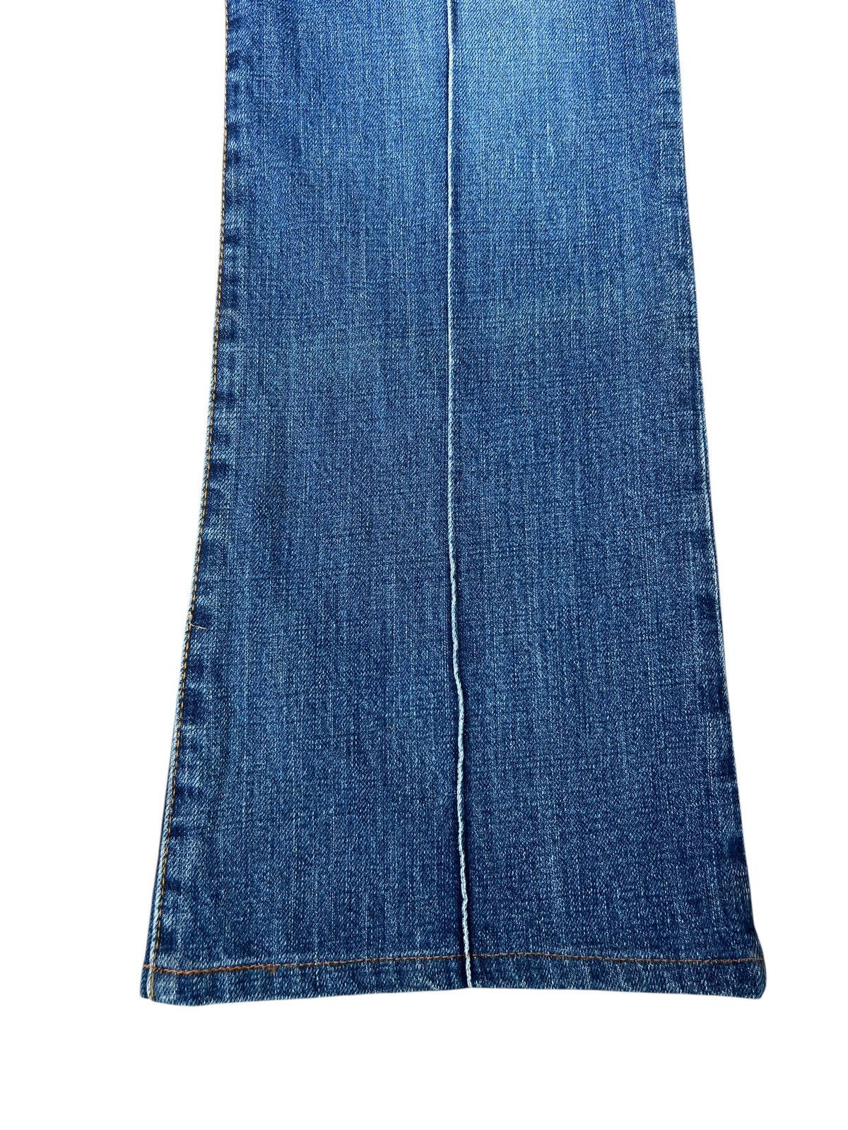 Japanese Brand Obelisk Japan Faded Denim Bootcut Jeans Size 32" / US 10 / IT 46 - 11 Thumbnail