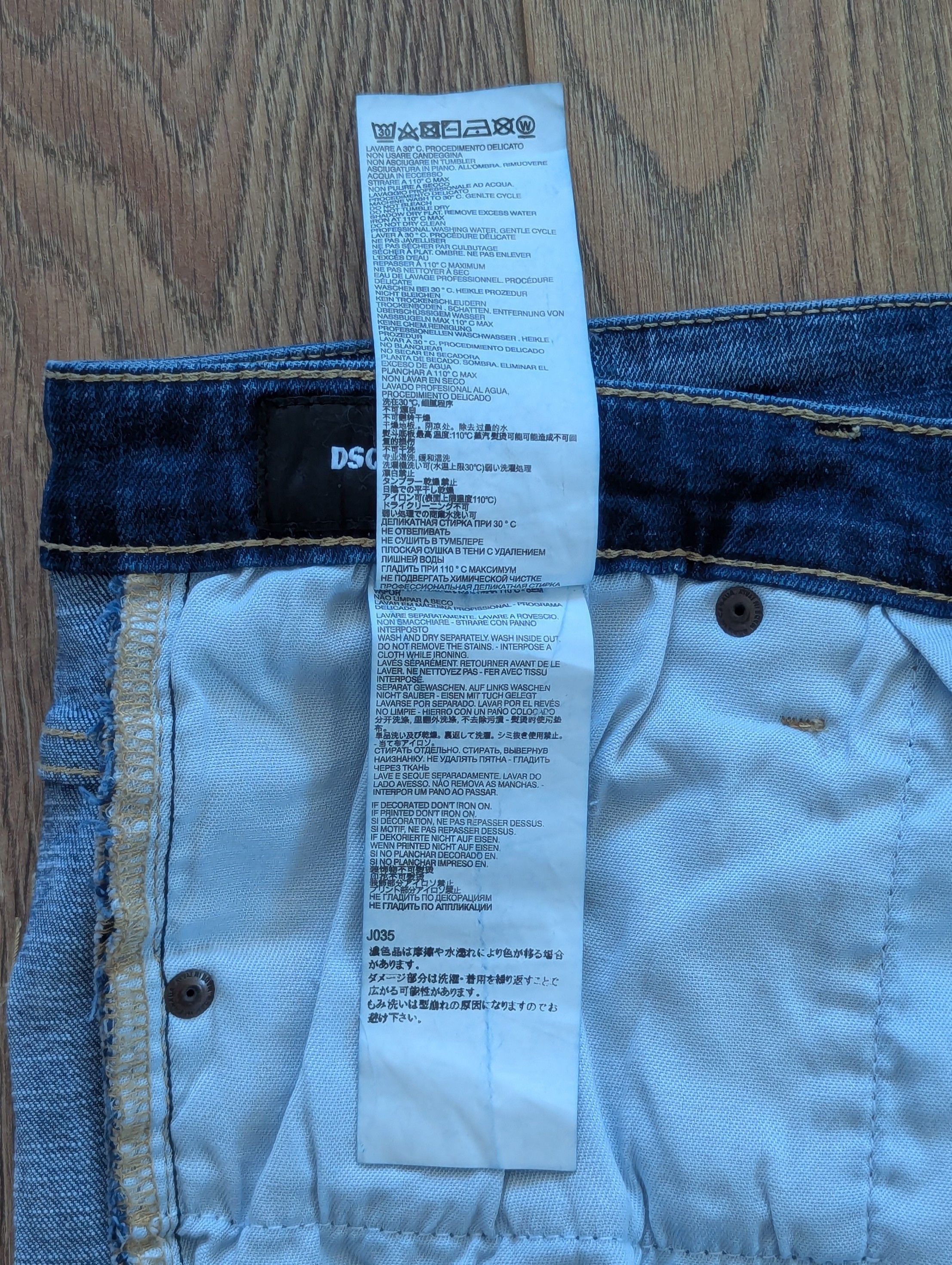 Dsquared2 DSQUARED2 Tidy Biker Jean Dean Caten Denim Pants MadeInItaly Size US 34 / EU 50 - 14 Thumbnail