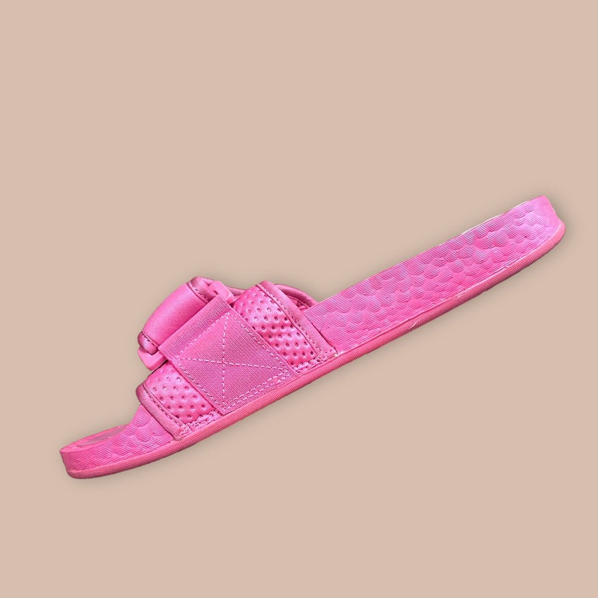 Adidas × Pharrell Adidas Pharrell Williams Pink Chancletas HU Slides Size US 6 / EU 39 - 10 Thumbnail