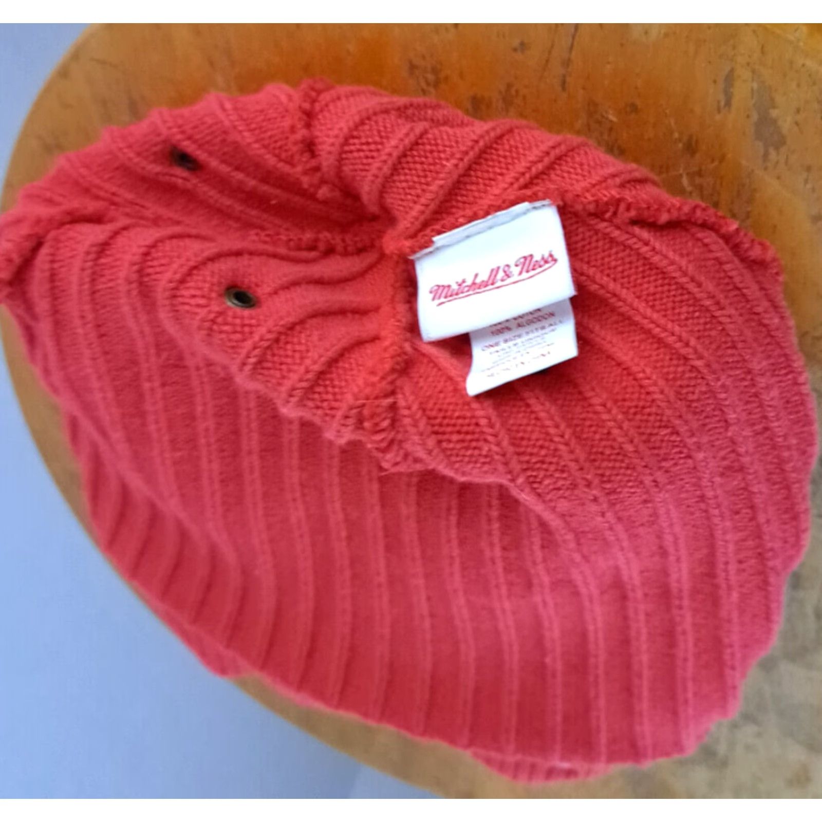 Mitchell & Ness VINTAGE Detroit Red Wings Beanie Hat One Size Green Cotton Mitchell & Ness 90s Classic Sports Unisex Adults- Adjustable Hat Size ONE SIZE - 4 Thumbnail
