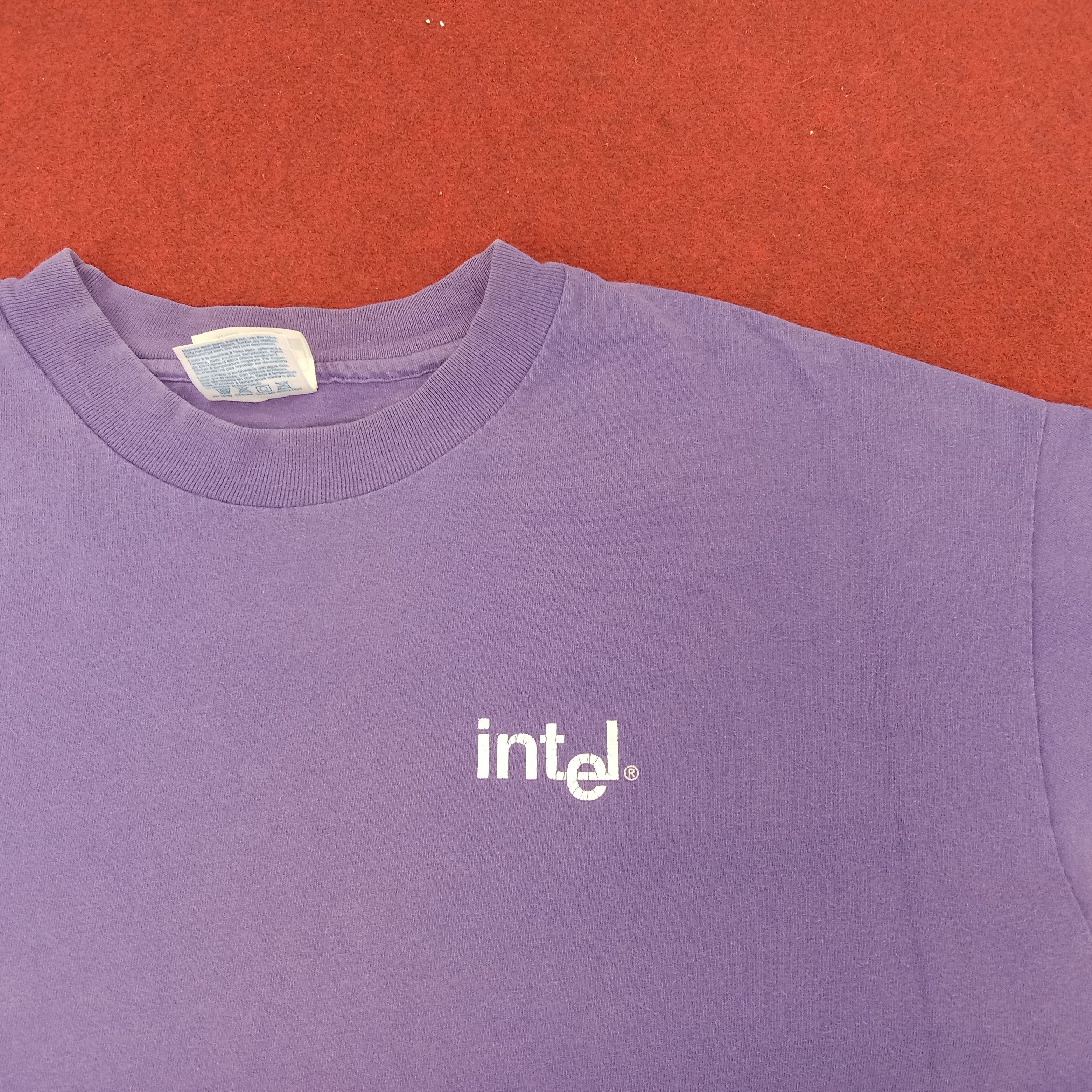 Vintage Intel Involved Logo Design Style Vintage Tshirt Size US XL / EU 56 / 4 - 2 Thumbnail
