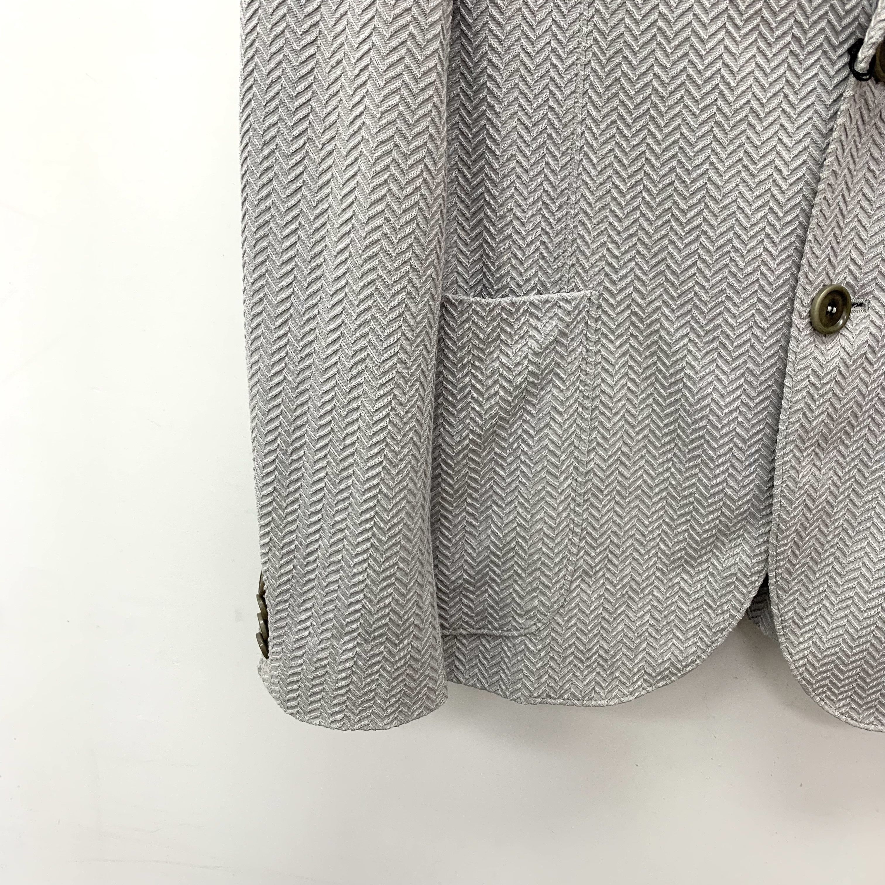 Giorgio Armani Giorgio Armani Grey Notch-Lapel Blazer (Size 48) Size 48R - 6 Thumbnail