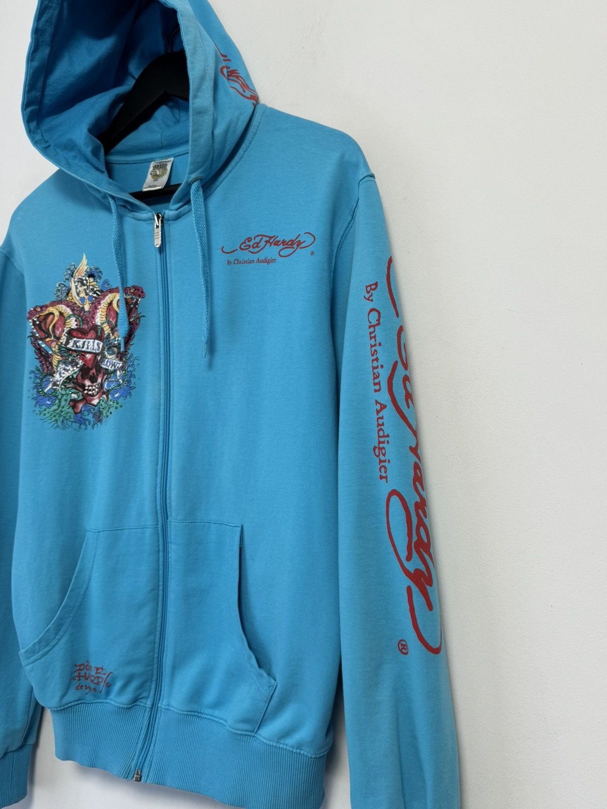 Ed Hardy Ed Hardy Vintage Y2K Style Hoodie Skull Women’s L Size L / US 10 / IT 46 - 8 Thumbnail