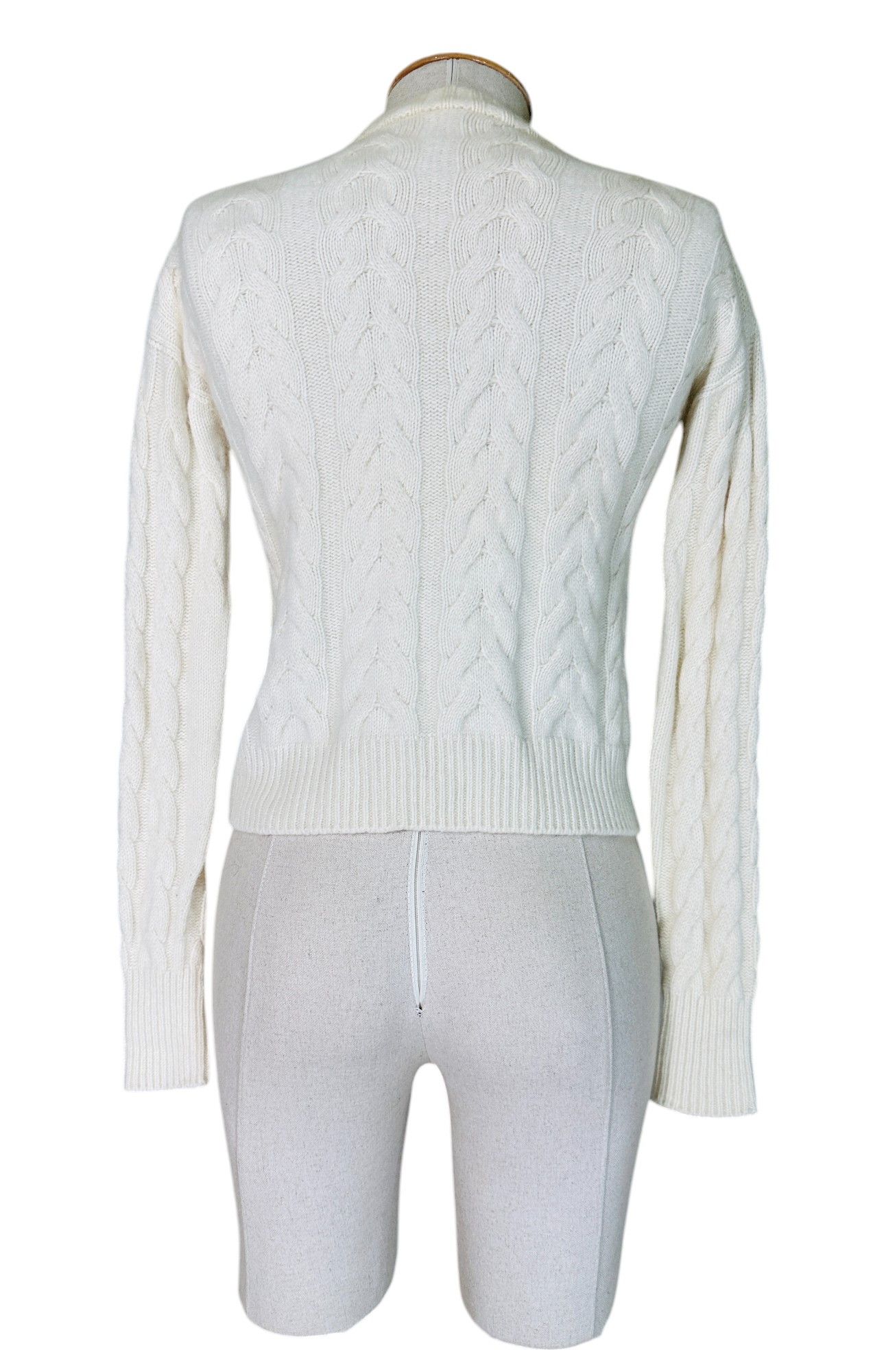 Other Paolo Bergamaschi Cashmere Jumper Ivory Size M / US 6-8 / IT 42-44 - 4 Thumbnail