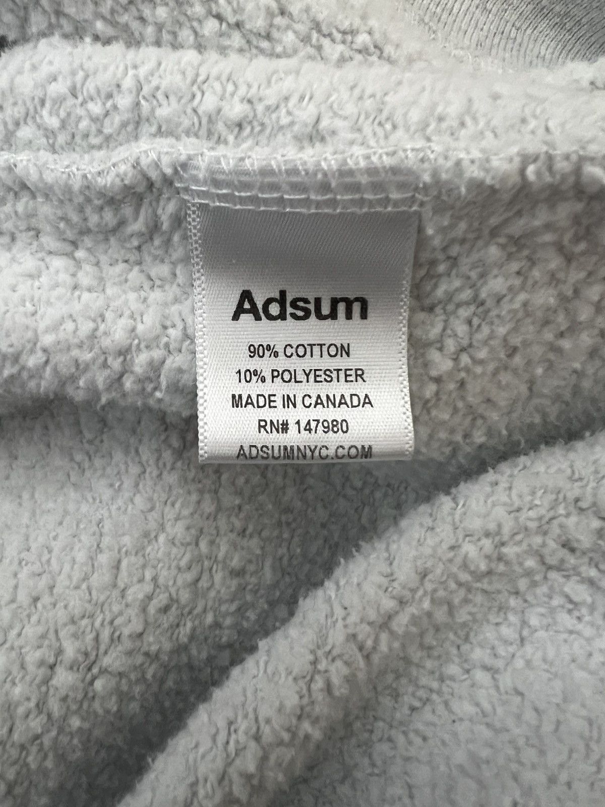 Adsum Adsum Gray sweatshirt XL Size US XL / EU 56 / 4 - 4 Thumbnail